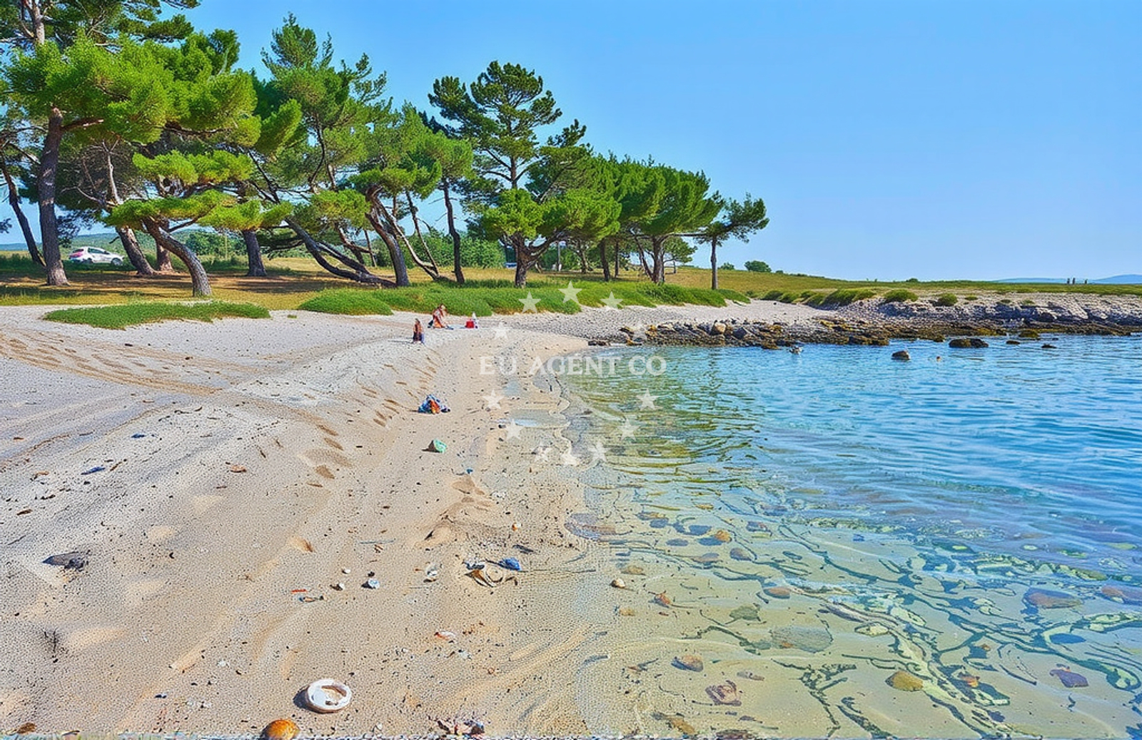 Approach and location view of Jetty buoy field in Jetty in Ližnjan, Istria and Kvarner, Croatia photo 3