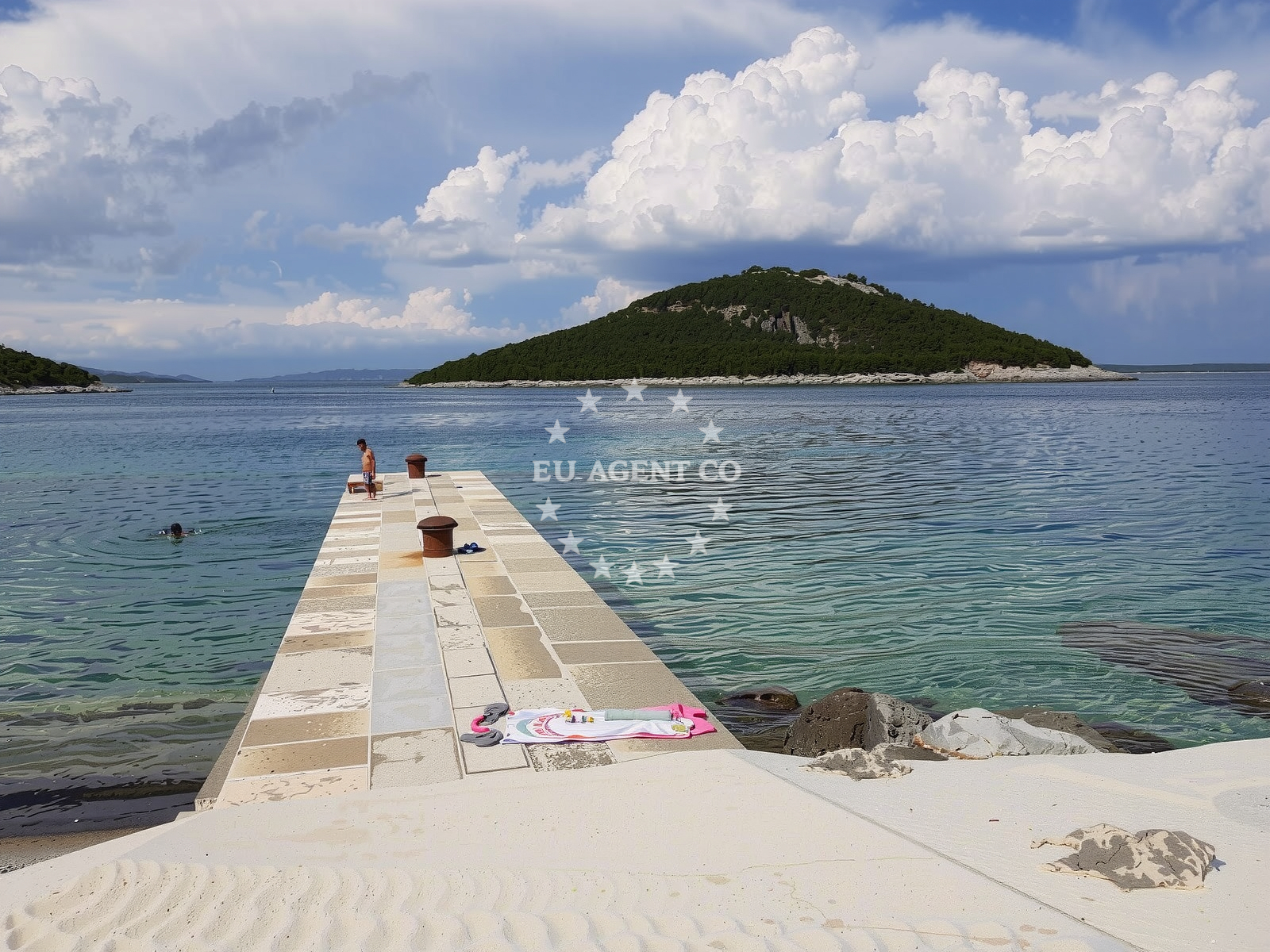 Additional view of Jetty buoy field in Jetty in Čunski on the island Lošinj, Istria and Kvarner, Croatia photo 5