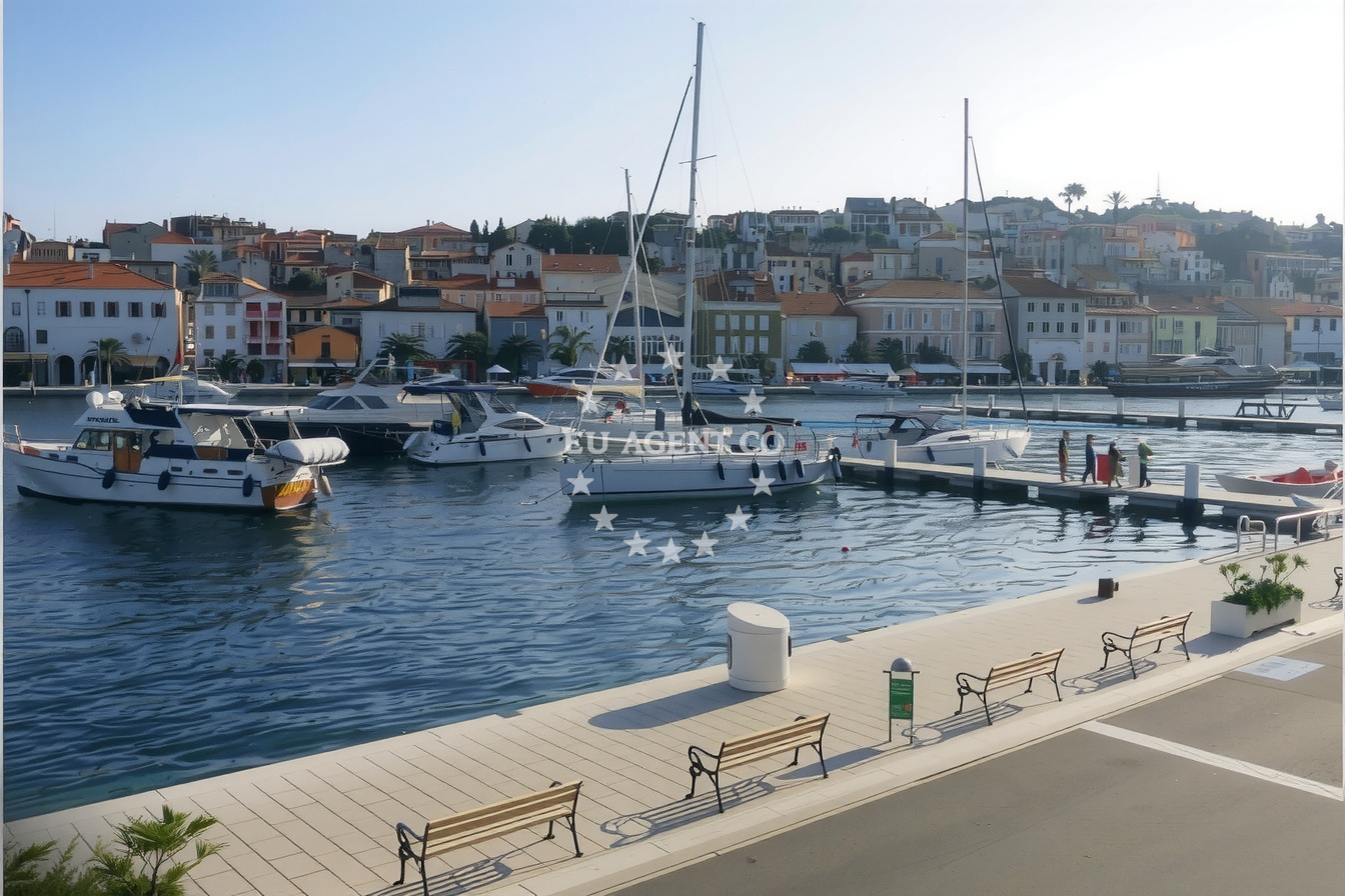 Additional view of Jetty buoy field in Jetty in Mali Lošinj on the island Lošinj, Istria and Kvarner, Croatia photo 9