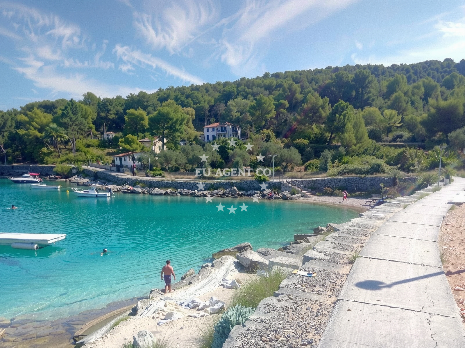Additional view of Luka Valdarke buoy field in Jetty in Mali Lošinj on the island Lošinj, Istria and Kvarner, Croatia photo 6