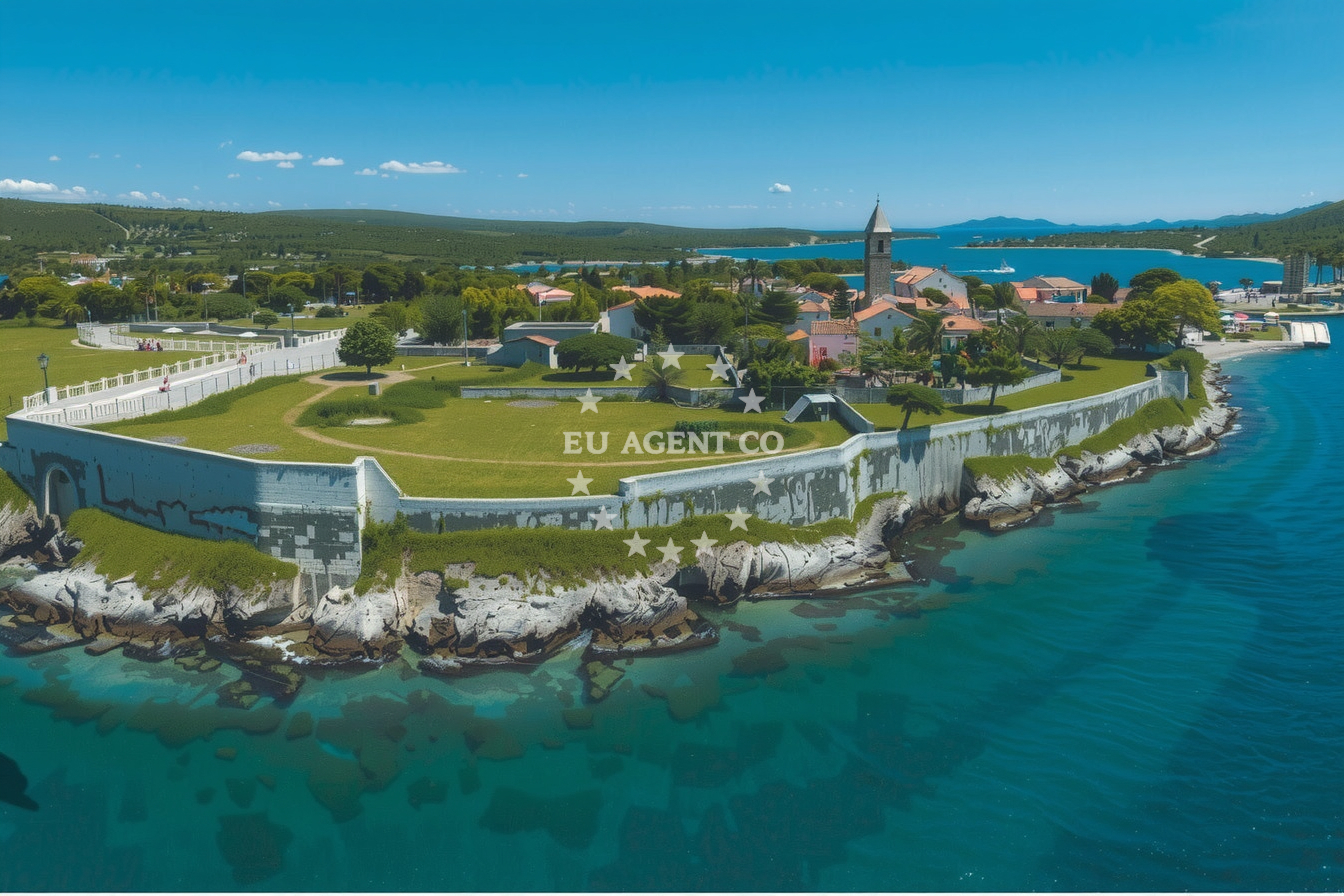 Veli Zal Bay, a scenic anchorage near Mali Losinj, Croatia