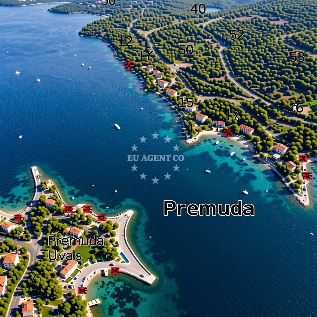 Additional view of Jetty buoy field in Jetty in Veli Lošinj on the island Lošinj, Istria and Kvarner, Croatia photo 6
