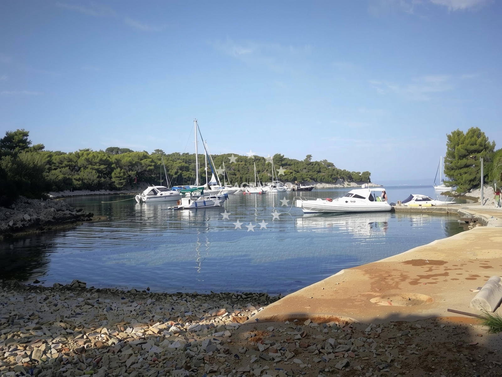 Additional view of Jetty buoy field in Jetty in Veli Lošinj on the island Lošinj, Istria and Kvarner, Croatia photo 5