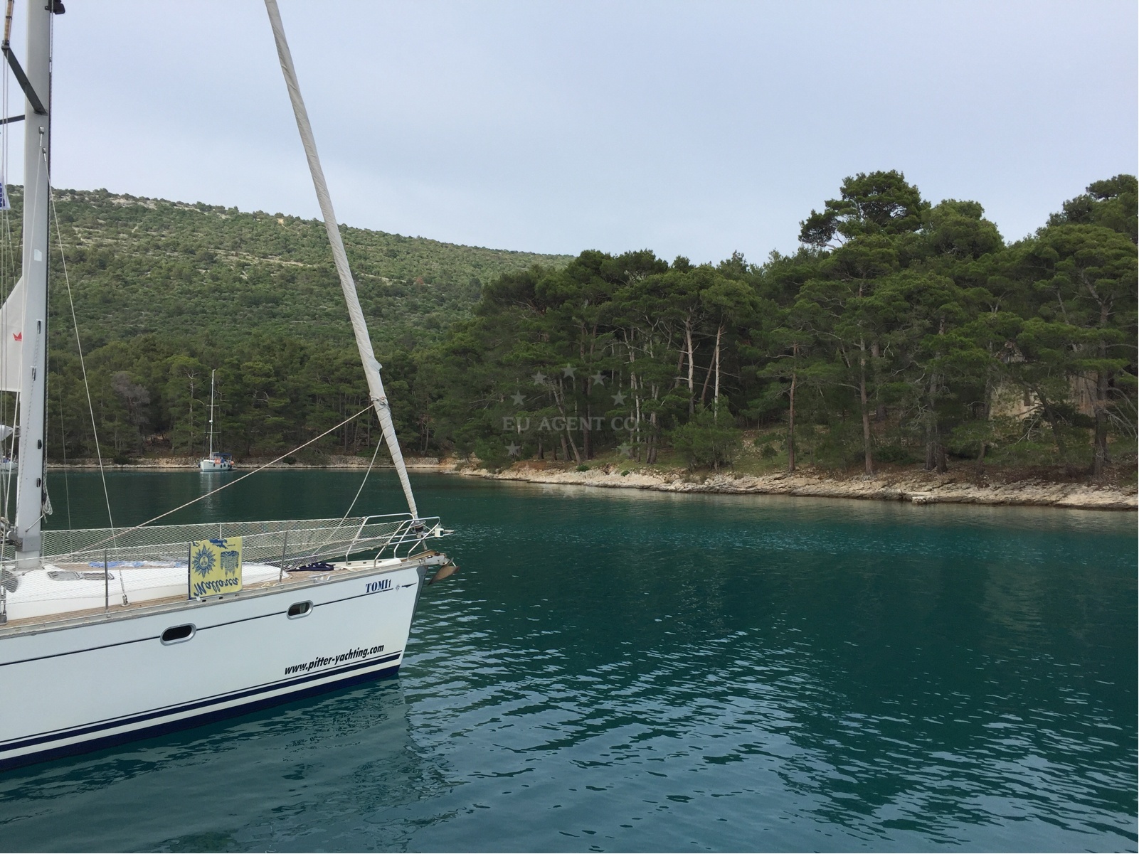 Scenic view of Krivica Bay, Veli Losinj