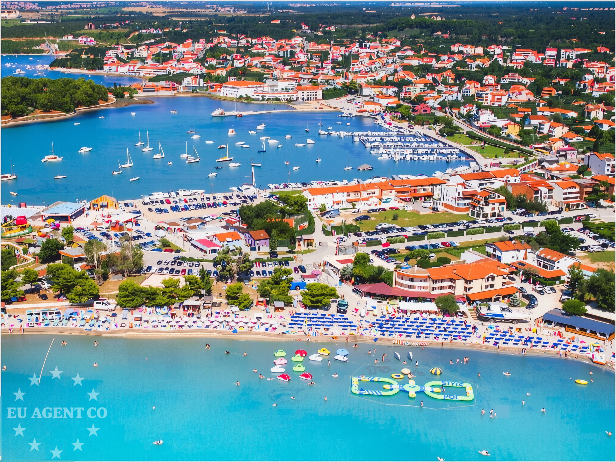 Additional view of Jetty buoy field in Jetty in Medulin, Istria and Kvarner, Croatia photo 14