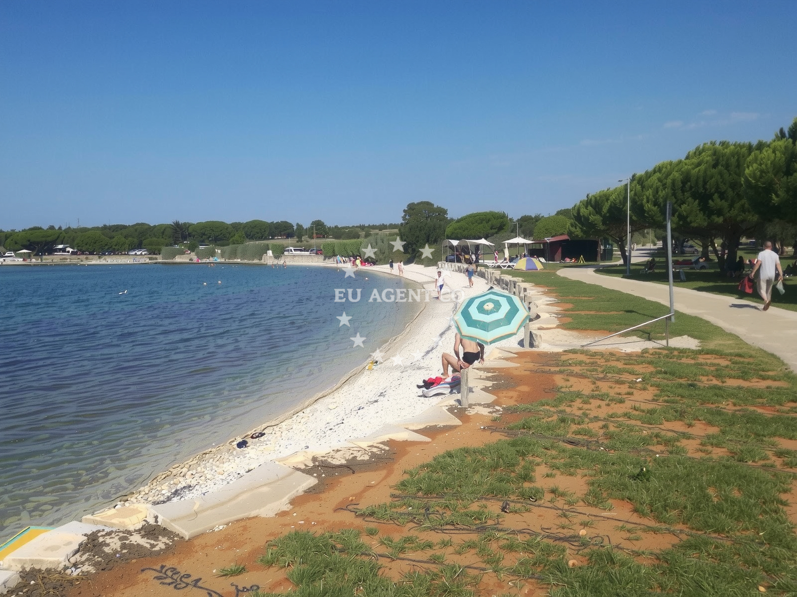 Marina Nautica in Novigrad Istarski, Croatia near the buoy field