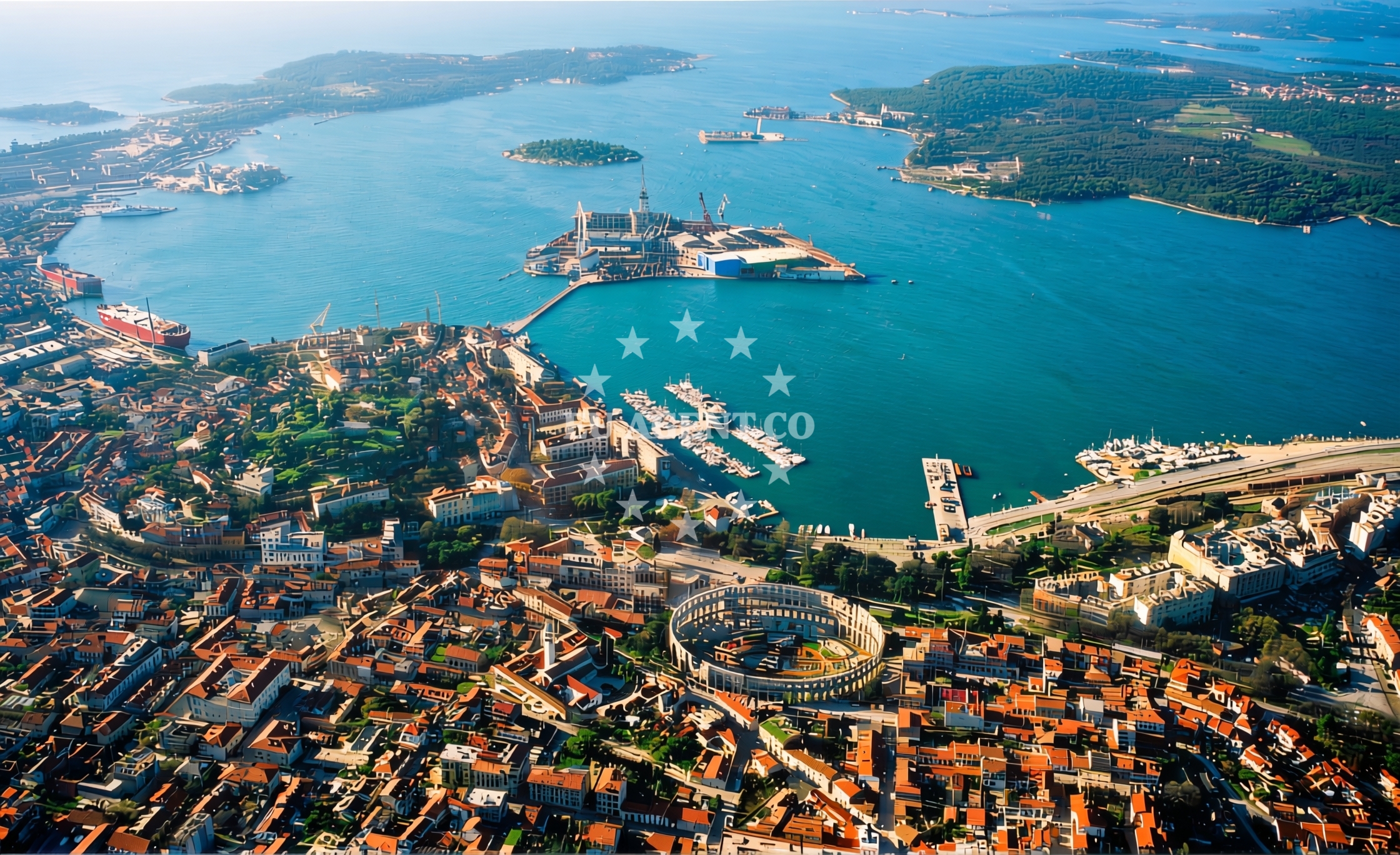 Additional view of Jetty buoy field in Jetty in Pula, Istria and Kvarner, Croatia photo 8
