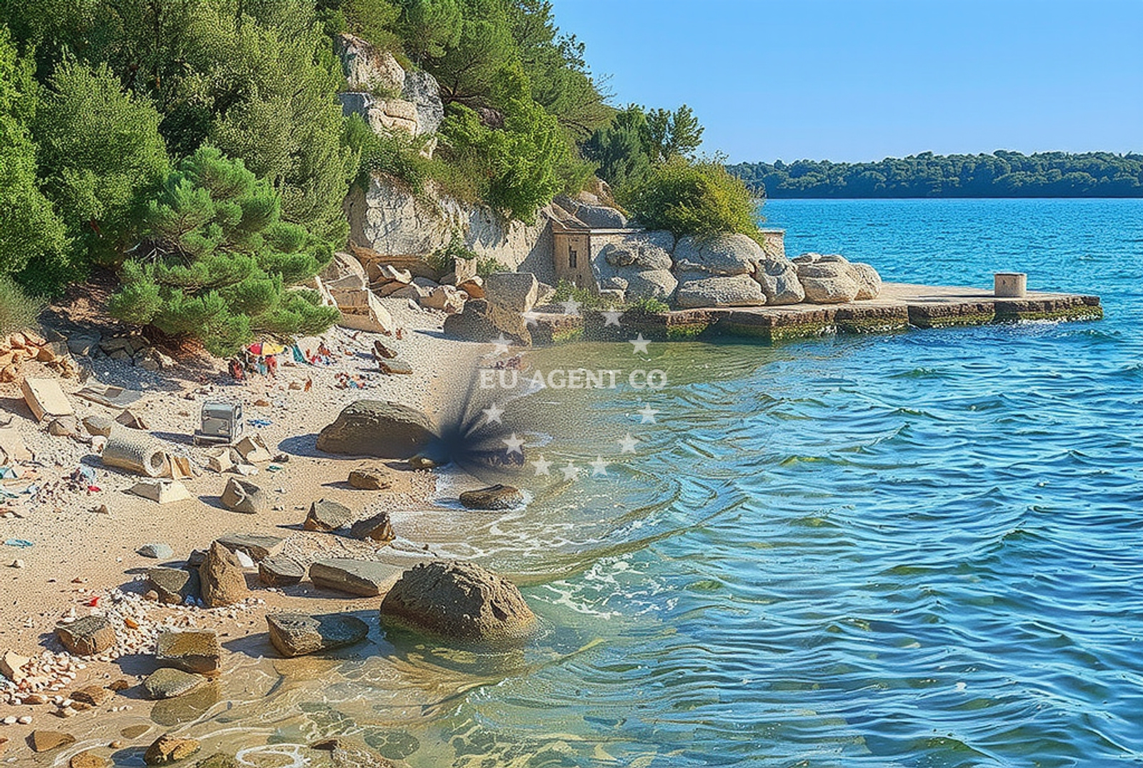 Additional view of Jetty buoy field in Jetty in Pula, Istria and Kvarner, Croatia photo 4