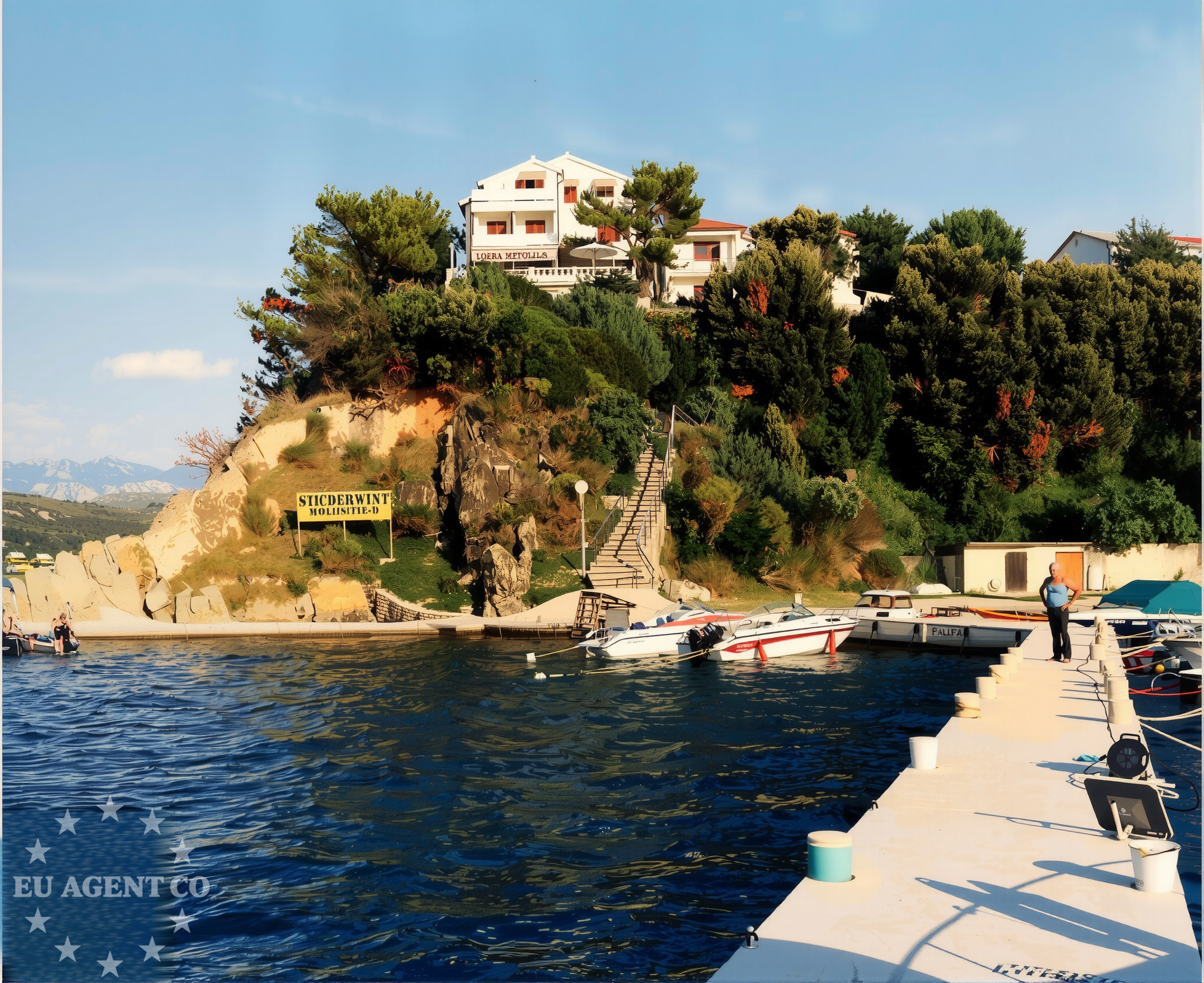 Additional view of Jetty buoy field in Jetty in Barbat on the island Rab, Istria and Kvarner, Croatia photo 4