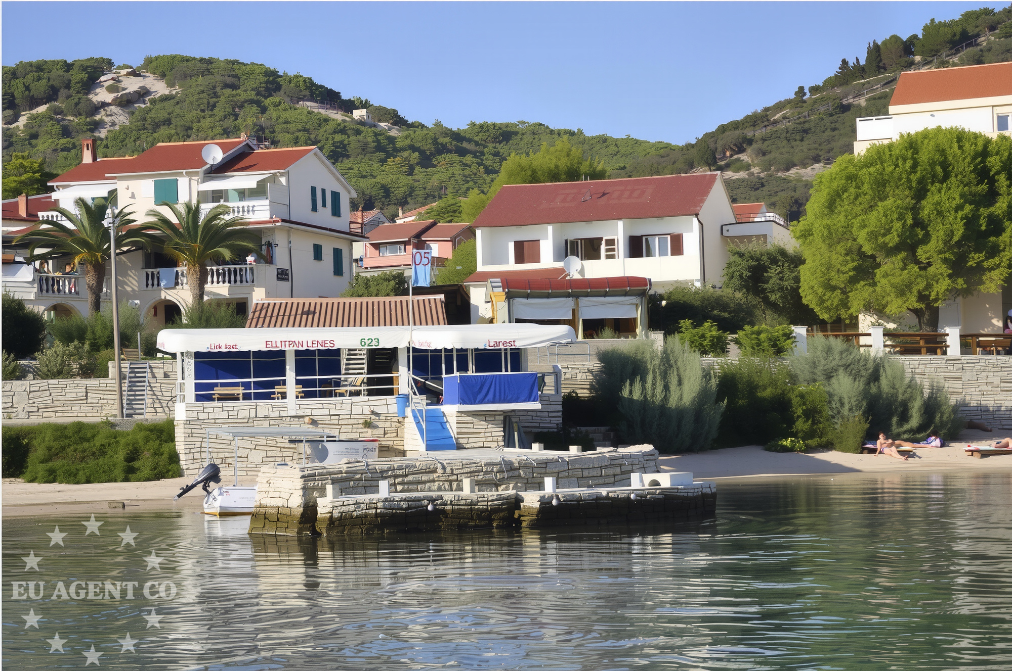 Additional view of Jetty buoy field in Jetty in Barbat on the island Rab, Istria and Kvarner, Croatia photo 5