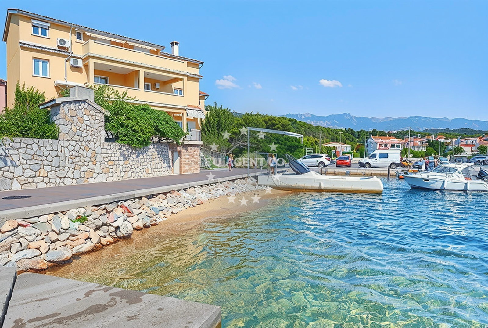 Additional view of Jetty buoy field in Jetty in Barbat on the island Rab, Istria and Kvarner, Croatia photo 5