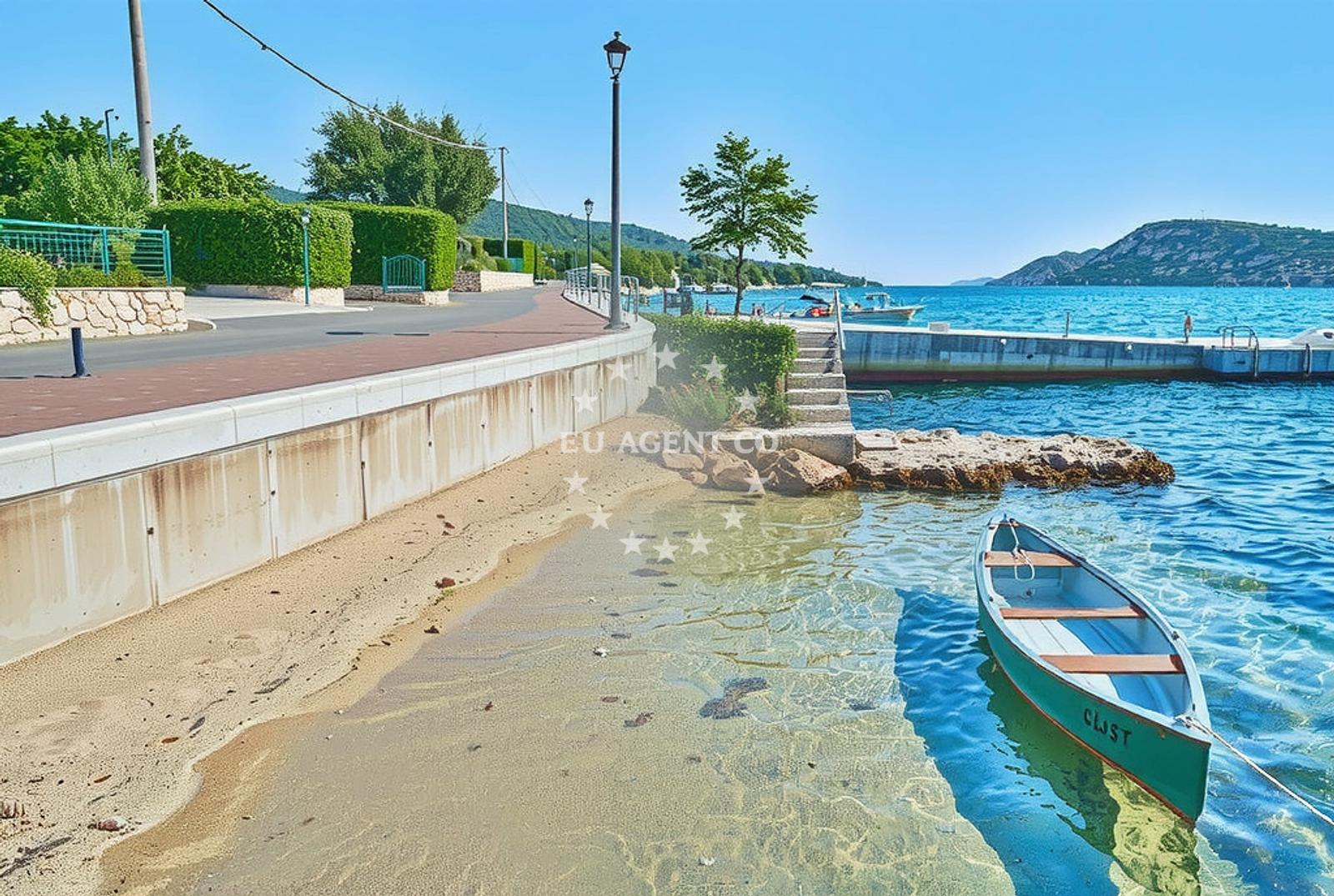 Additional view of Kaštel buoy field in Jetty in Barbat on the island Rab, Istria and Kvarner, Croatia photo 4