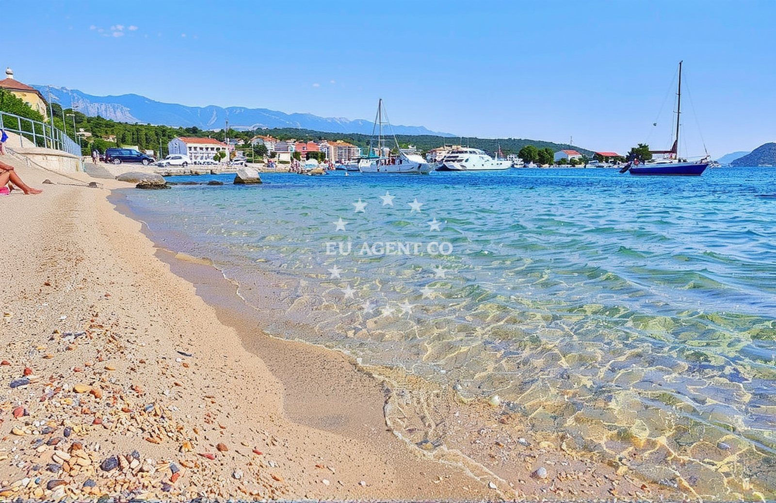 Additional view of Kaštel buoy field in Jetty in Barbat on the island Rab, Istria and Kvarner, Croatia photo 5