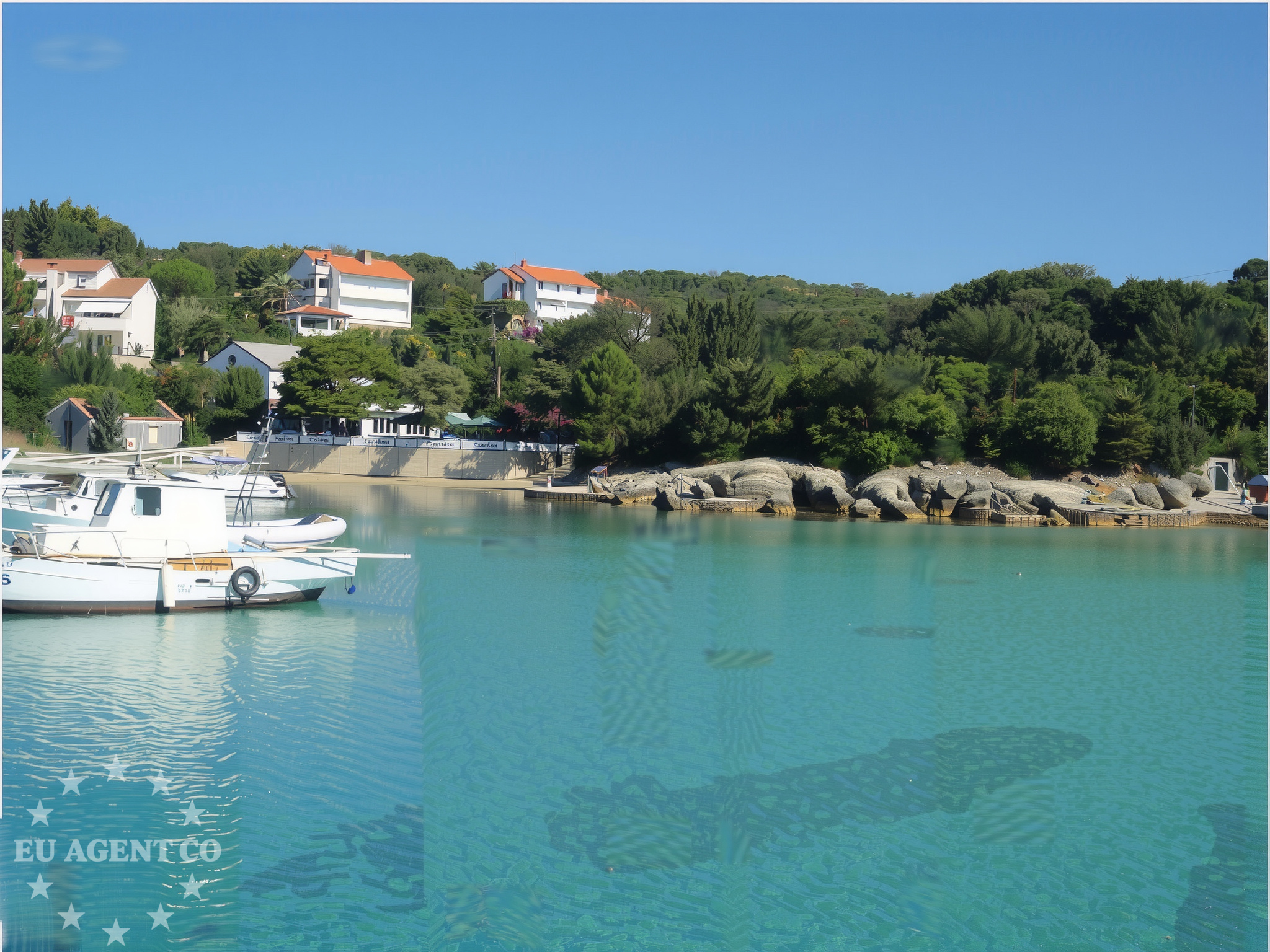 Additional view of Jetty buoy field in Jetty in Kampor on the island Rab, Istria and Kvarner, Croatia photo 8