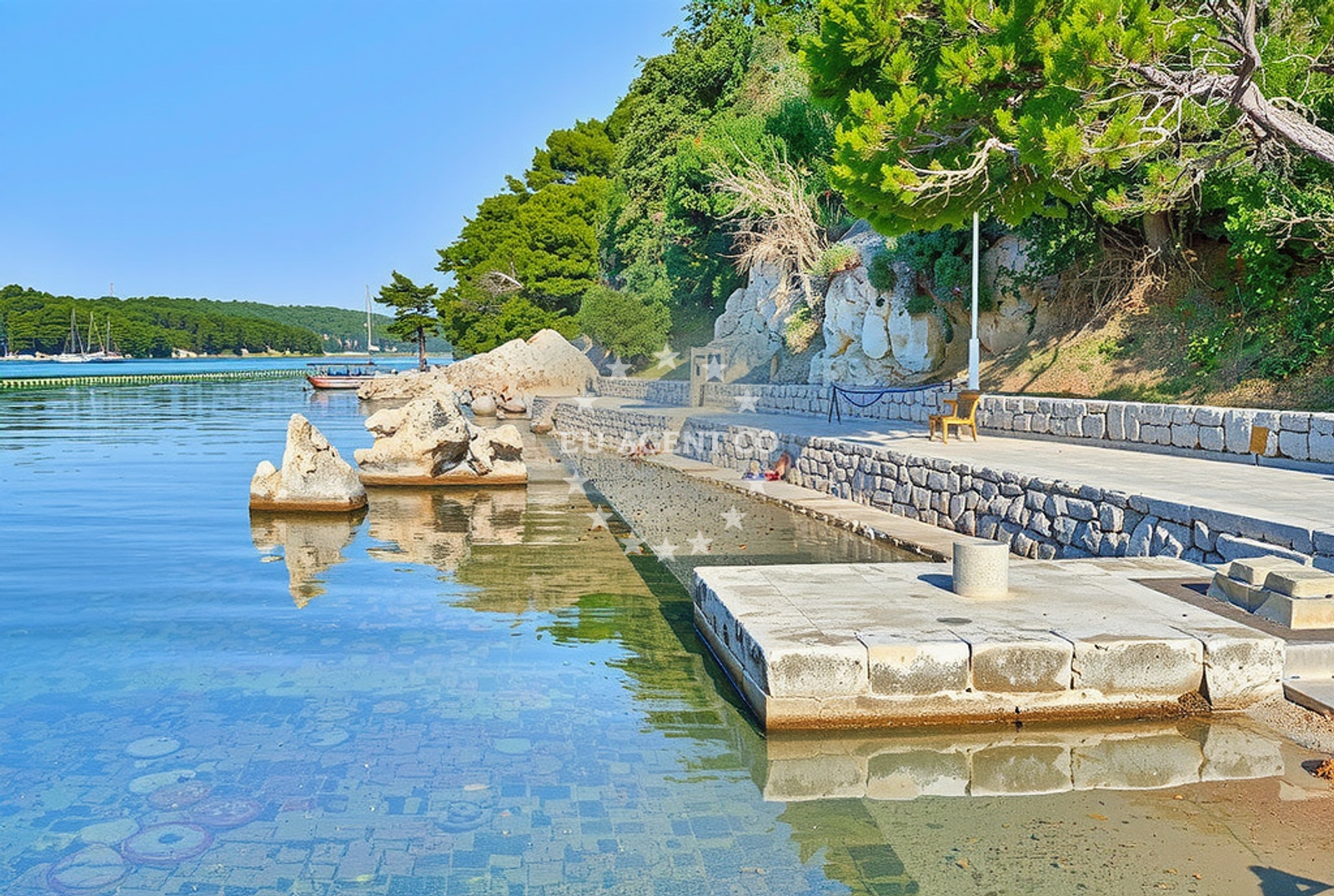 Additional view of Buoy field in Buoy field in Rab on the island Rab, Istria and Kvarner, Croatia photo 5