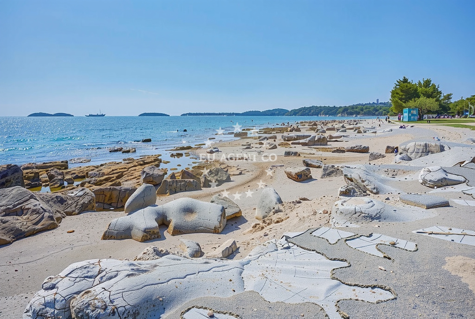 Additional view of Jetty buoy field in Jetty in Rovinj, Istria and Kvarner, Croatia photo 4