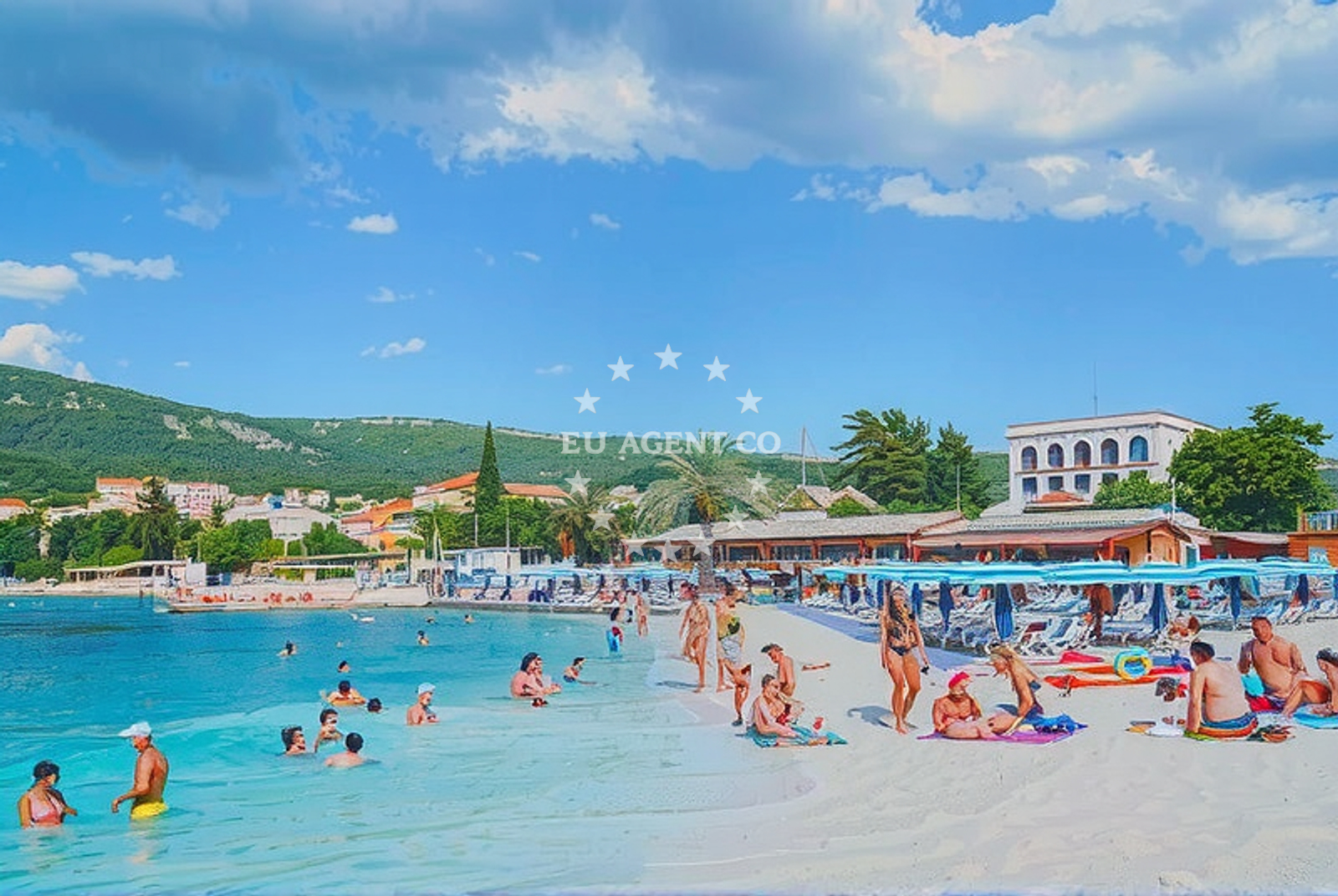 Esperanto Beach near Selce buoy field, Croatia