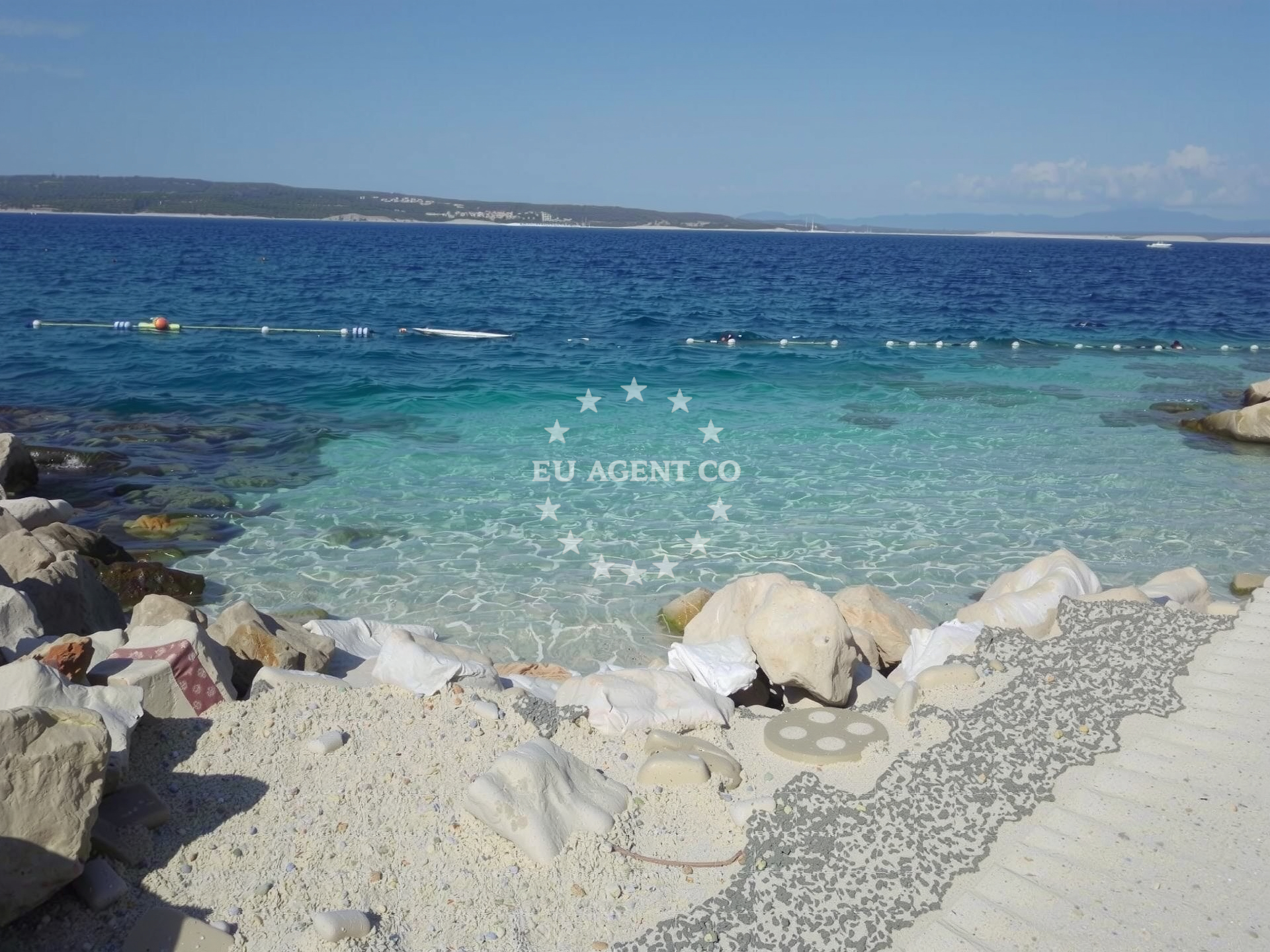 Marina Punat on the island of Krk, near Selce buoy field