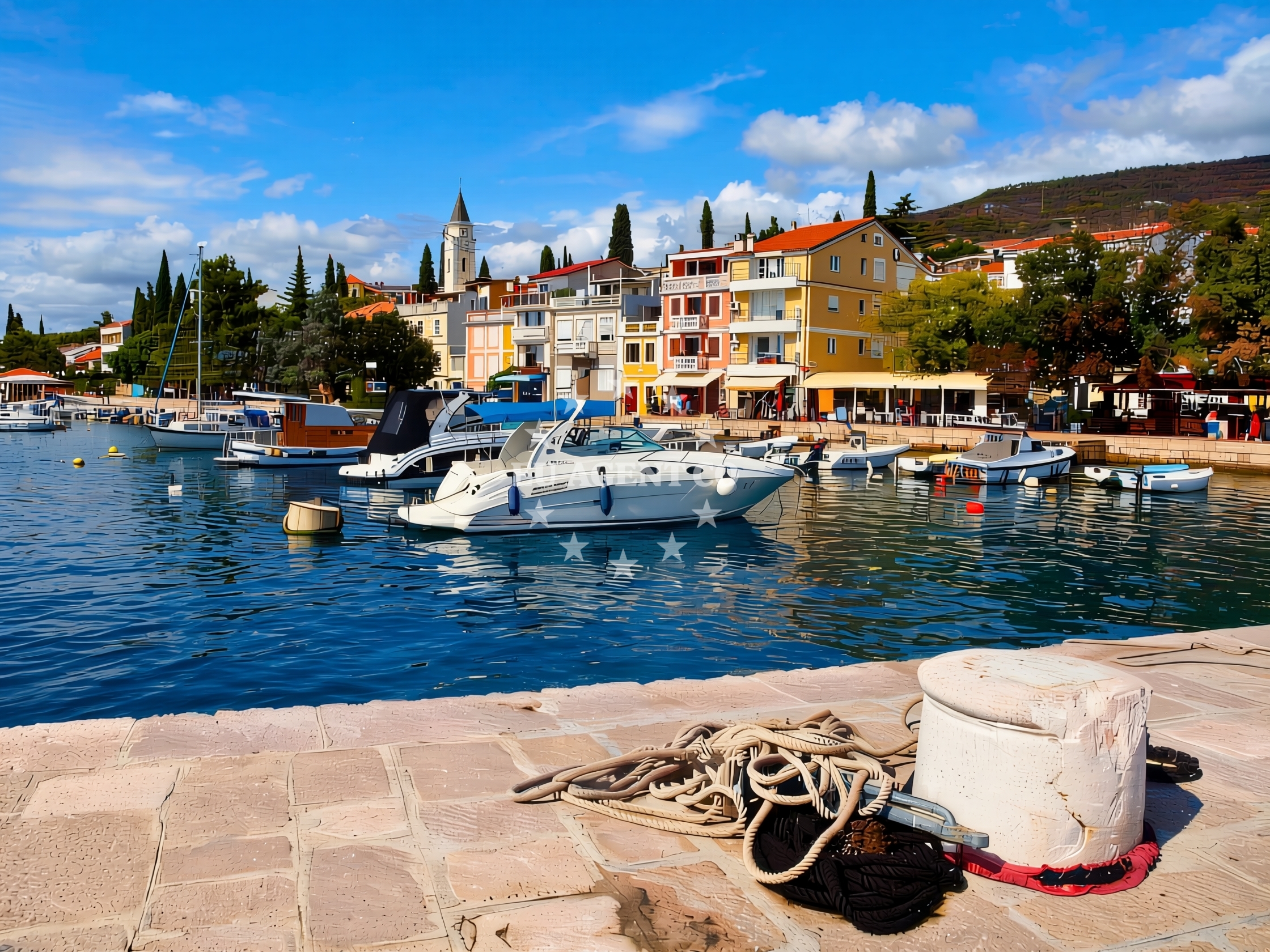 Additional view of Jetty buoy field in Jetty in Selce, Istria and Kvarner, Croatia photo 10