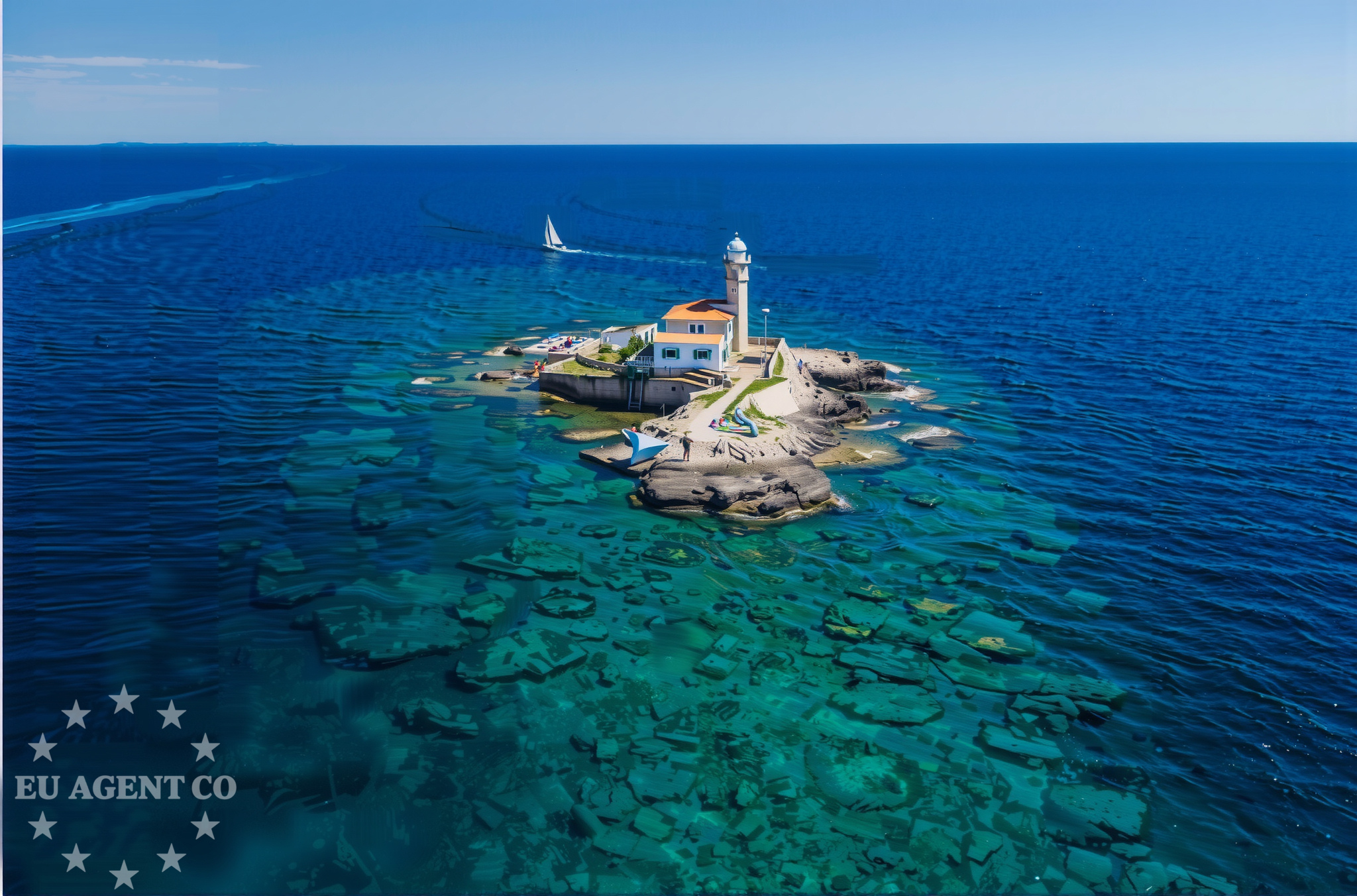 Additional view of Jetty buoy field in Jetty on the island Sveti Andrija, Istria and Kvarner, Croatia photo 9