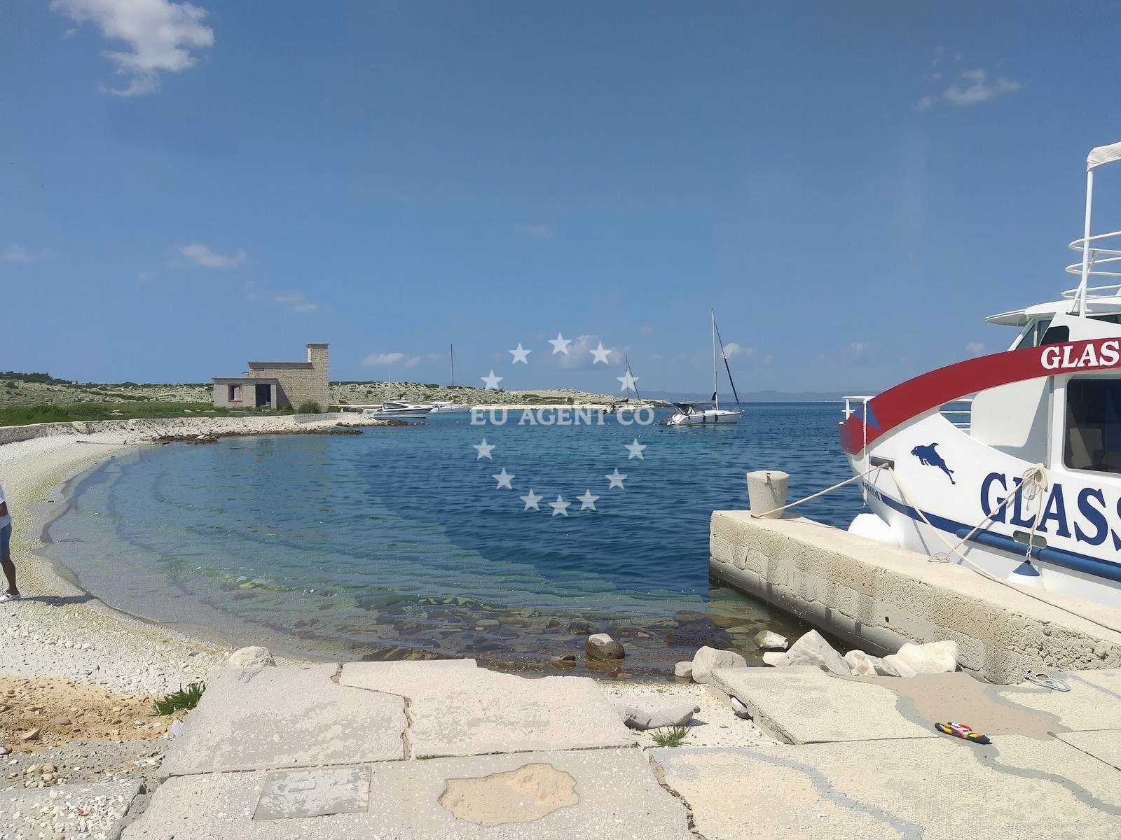 Buoy field near Sveti Grgur Island, Istria and Kvarner, Croatia
