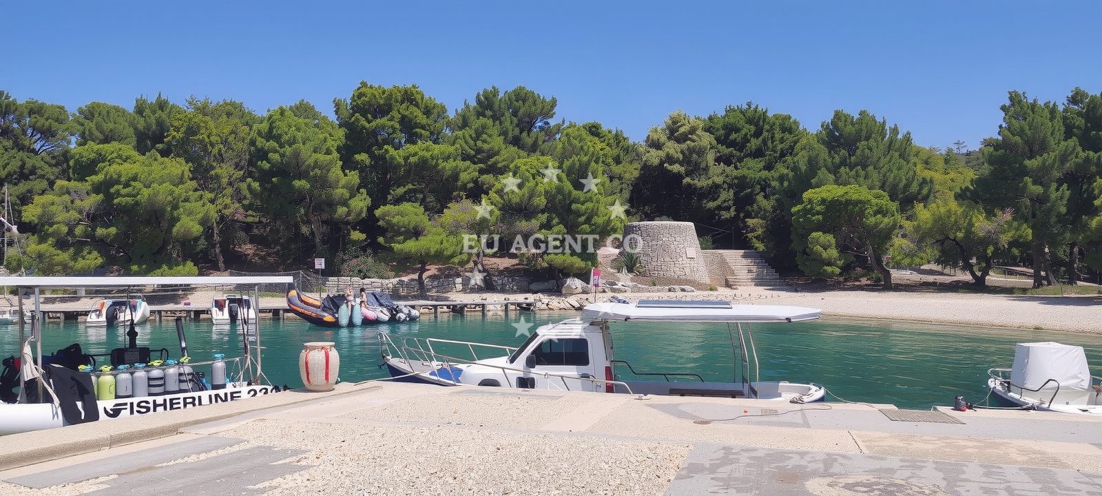 Additional view of Jetty buoy field in Jetty on the island Sveti Grgur, Istria and Kvarner, Croatia photo 5