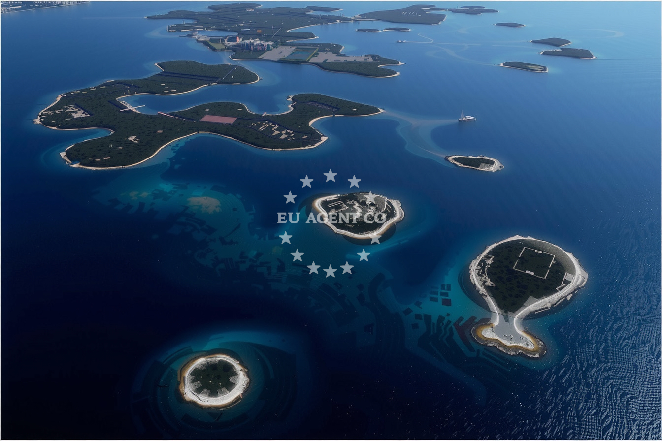 Brijunka Jetty on Veli Brijun Island, located beneath Villa Brijunka with shallow depths for small vessels