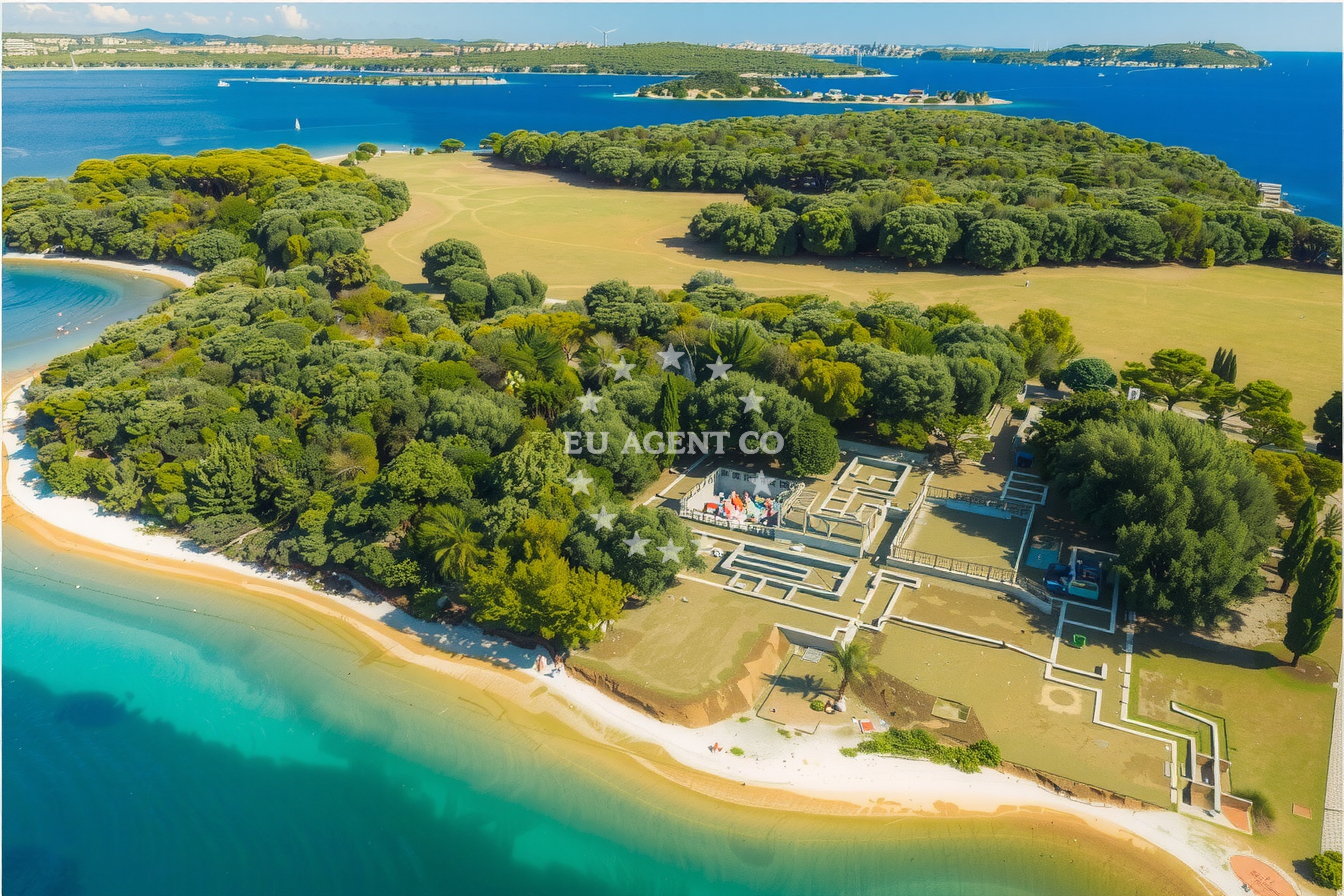 Veli Brijun Island, Istria and Kvarner, Croatia, with nearby anchorages and buoys