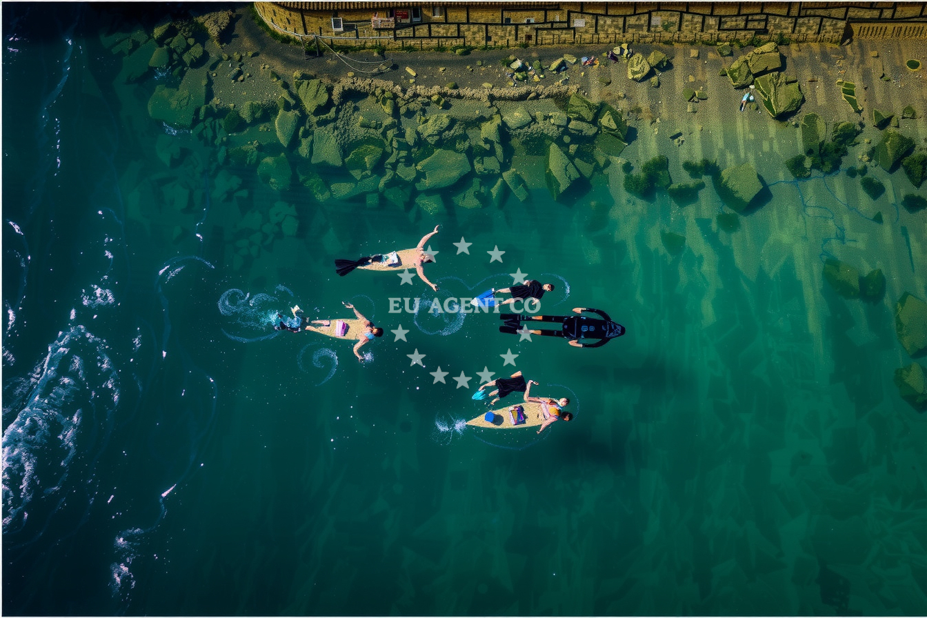 Additional view of Verige buoy field in Jetty on the island Veli Brijun, Istria and Kvarner, Croatia photo 7