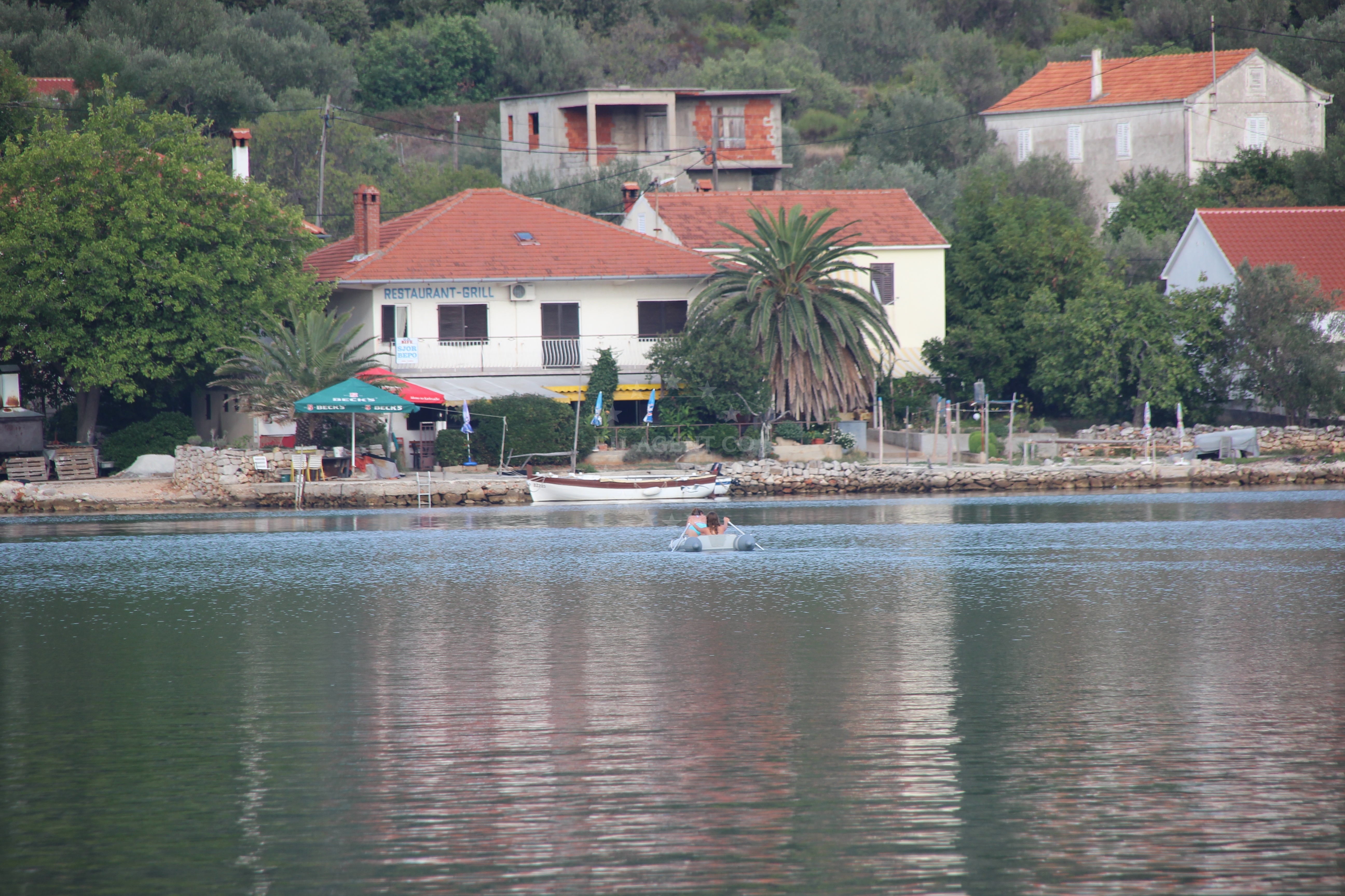 Buoy field in Brbinj, Dugi Otok, North Dalmatia, Croatia