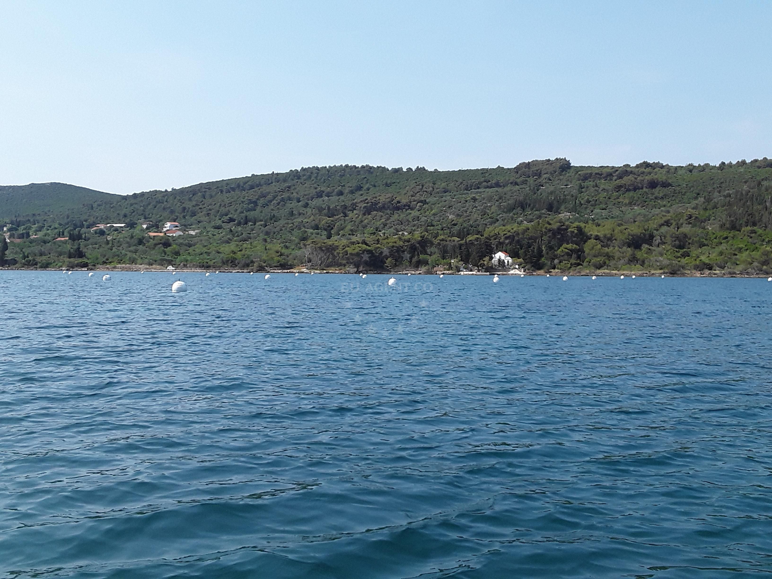 Nautical view of buoy field near Lučina Bay, Dugi Otok
