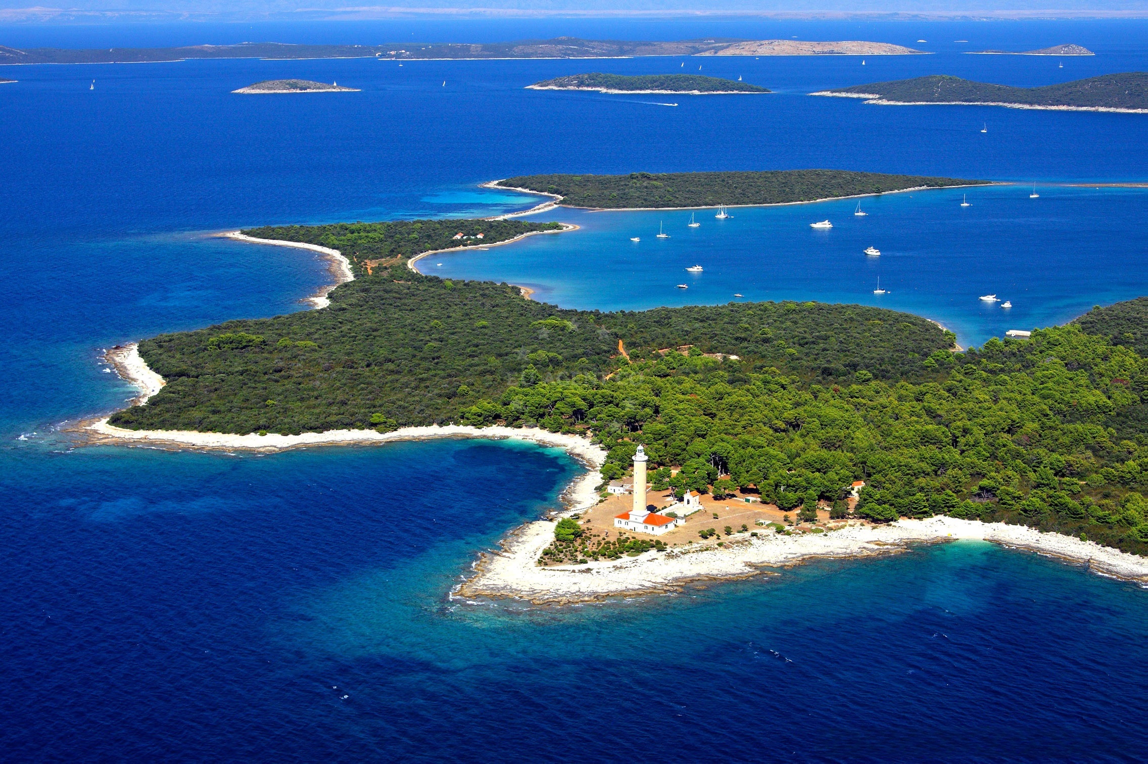Sailing near Buoy Field Pantera, Dugi Otok, North Dalmatia