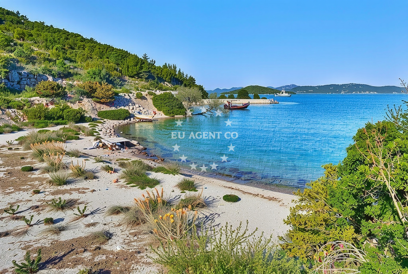 Additional view of Quay buoy field in Quay in Dragove on the island Dugi Otok, North Dalmatia, Croatia photo 4