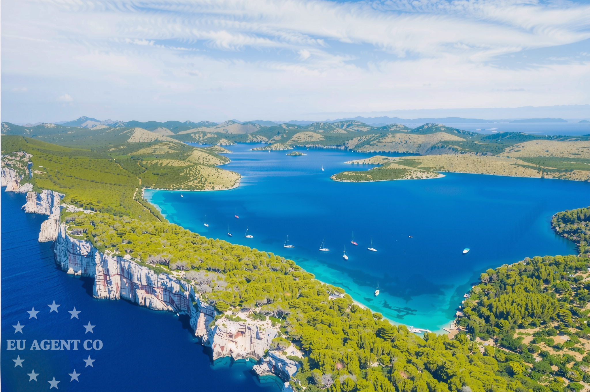 Additional view of Jetty buoy field in Jetty on the island Dugi Otok, North Dalmatia, Croatia photo 6