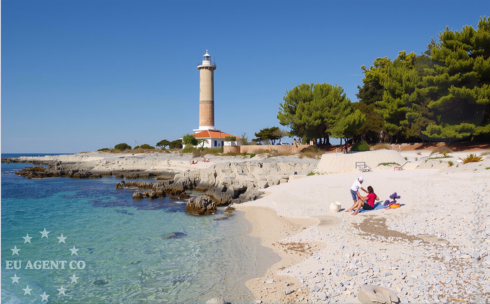 Additional view of Jetty buoy field in Jetty on the island Dugi Otok, North Dalmatia, Croatia photo 8