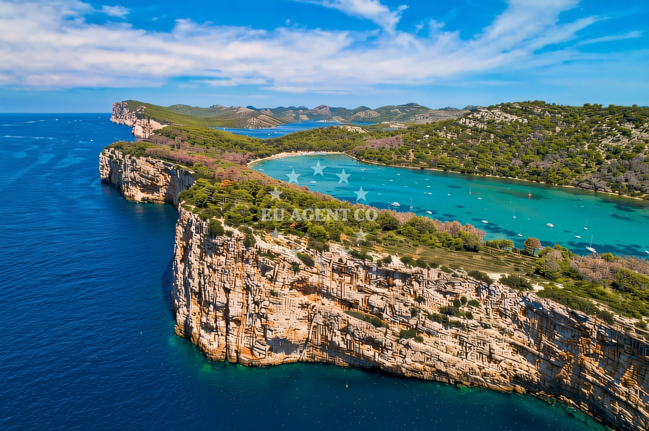 Additional view of Jetty buoy field in Jetty on the island Dugi Otok, North Dalmatia, Croatia photo 7