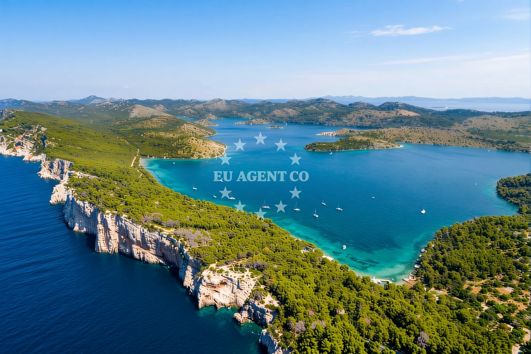 Additional view of Jetty buoy field in Jetty on the island Dugi Otok, North Dalmatia, Croatia photo 9