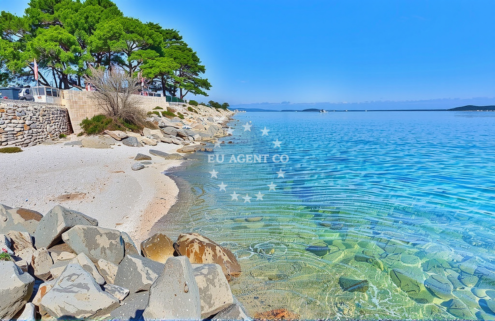 Savar Jetty on Dugi Otok, North Dalmatia, Croatia
