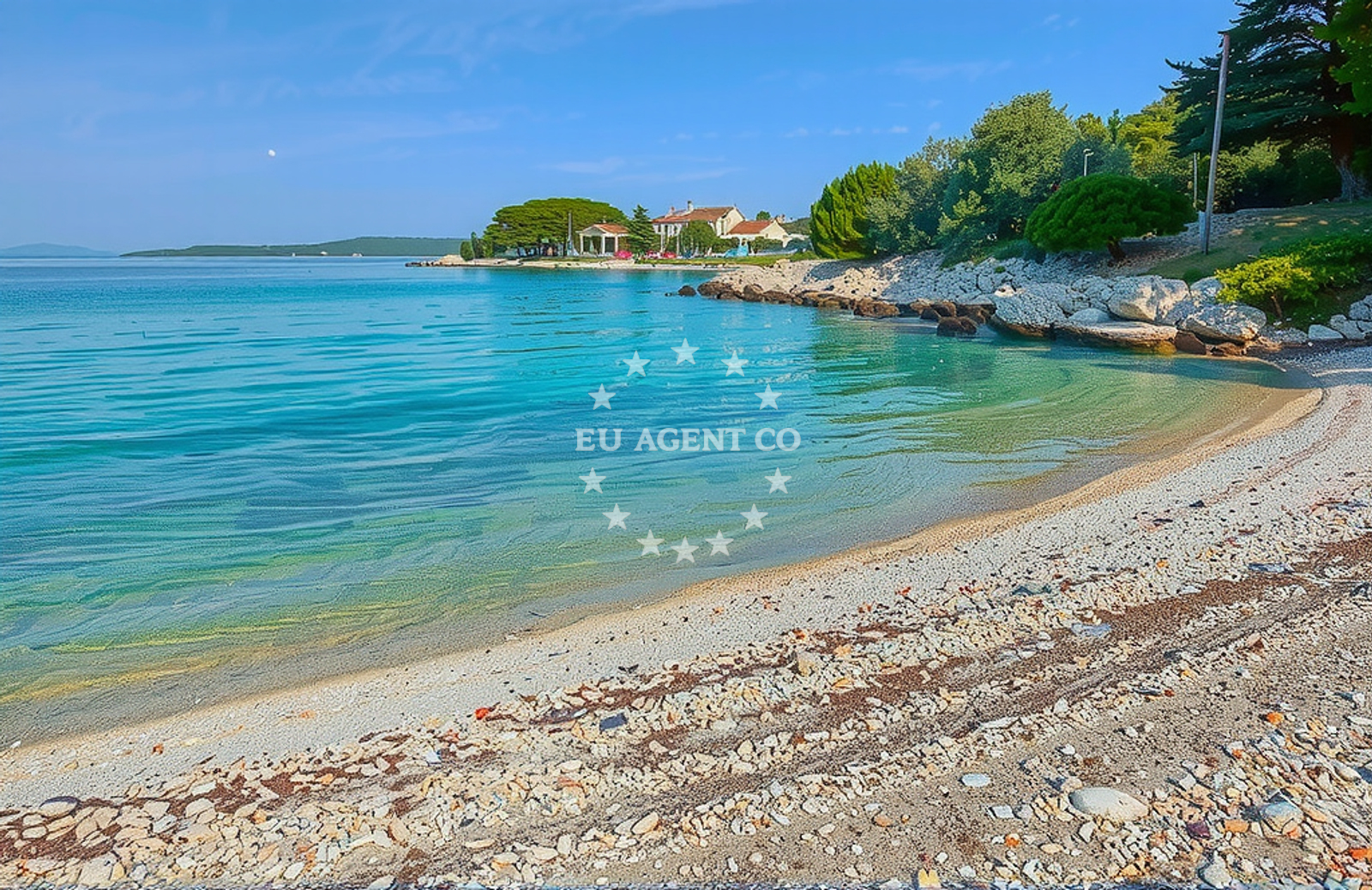Additional view of Jetty buoy field in Jetty in Ist on the island Ist, North Dalmatia, Croatia photo 5
