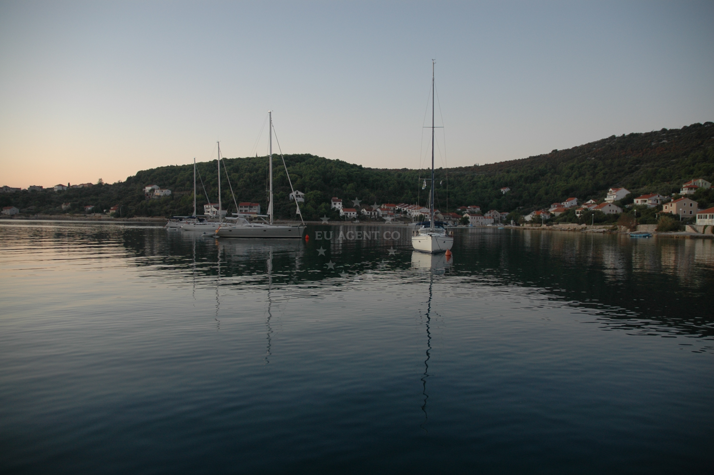 Konoba Baroni buoy field on Iz Island, North Dalmatia, Croatia