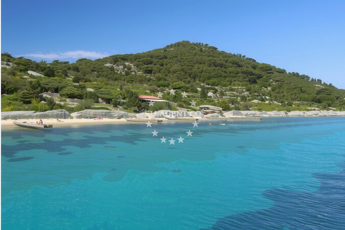 Facilities and surroundings at Buoy field in Buoy field on the island Kakan, North Dalmatia, Croatia photo 2