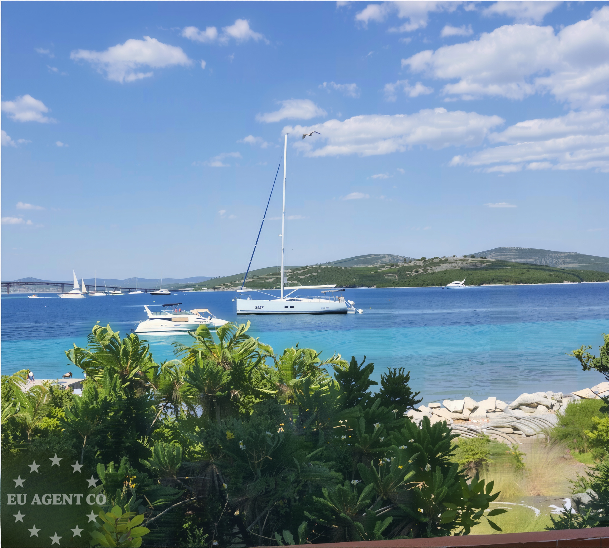 Additional view of Buoy field in Buoy field on the island Kakan, North Dalmatia, Croatia photo 5