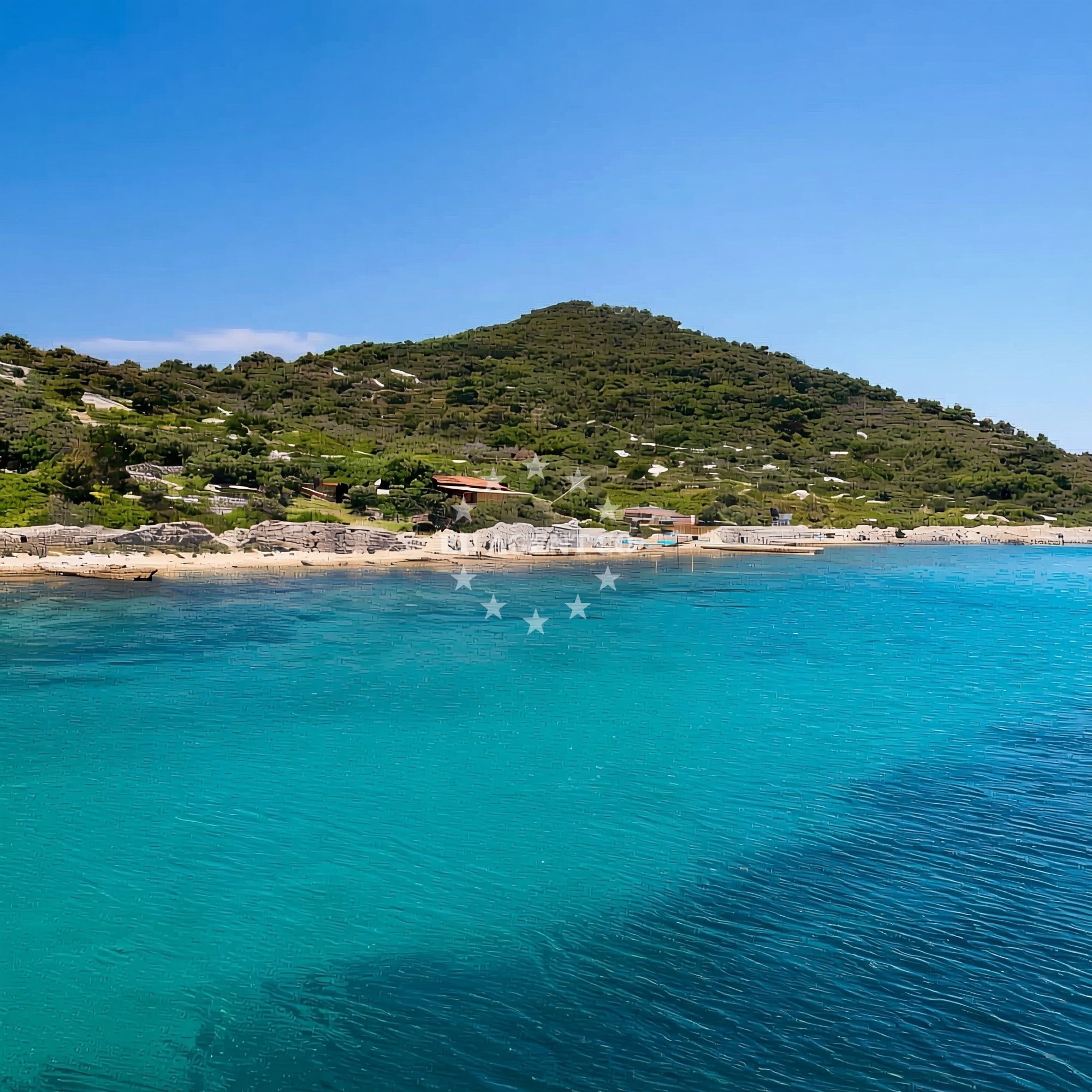 Additional view of Buoy field in Buoy field on the island Kakan, North Dalmatia, Croatia photo 4