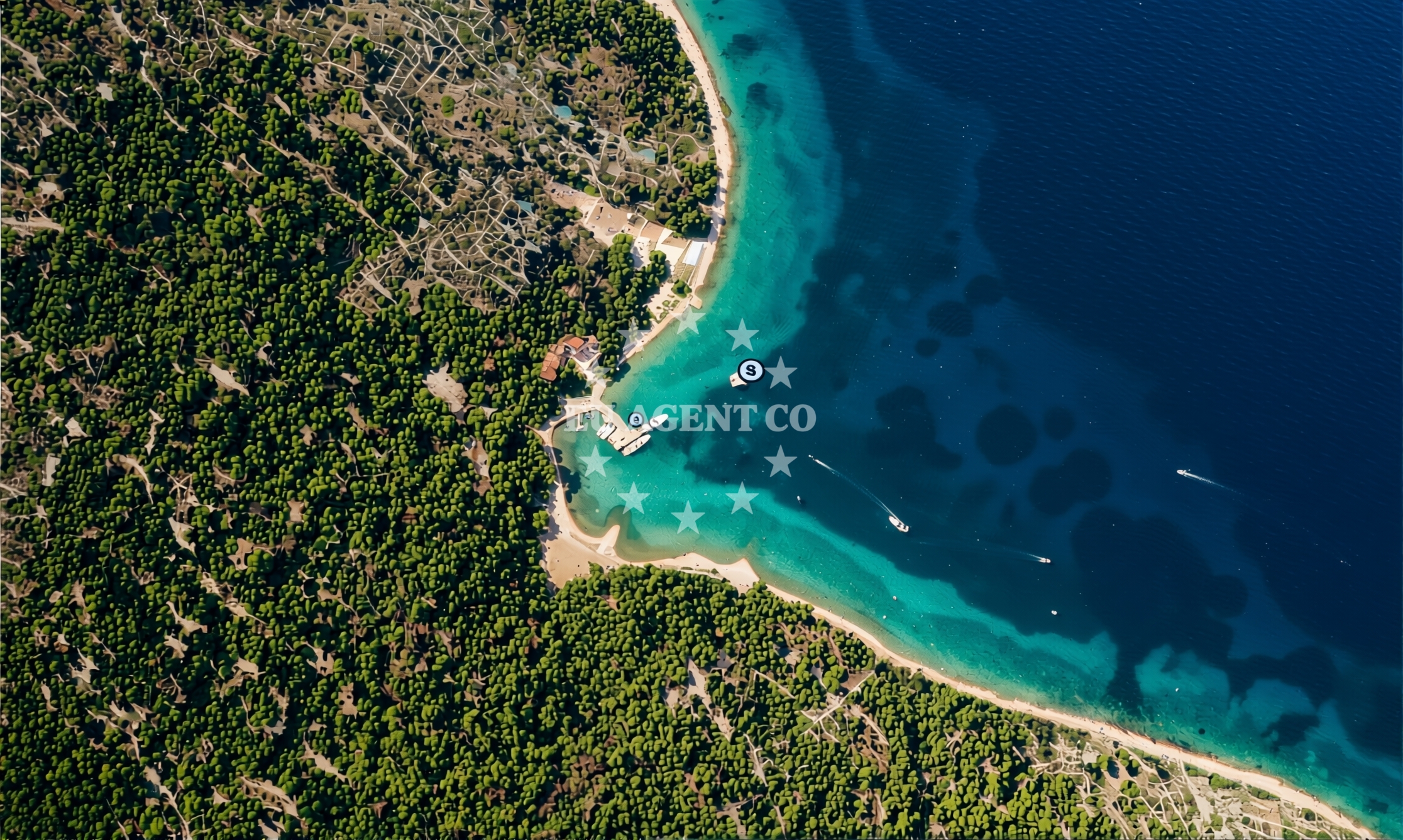 Additional view of Buoy field in Buoy field on the island Kakan, North Dalmatia, Croatia photo 6