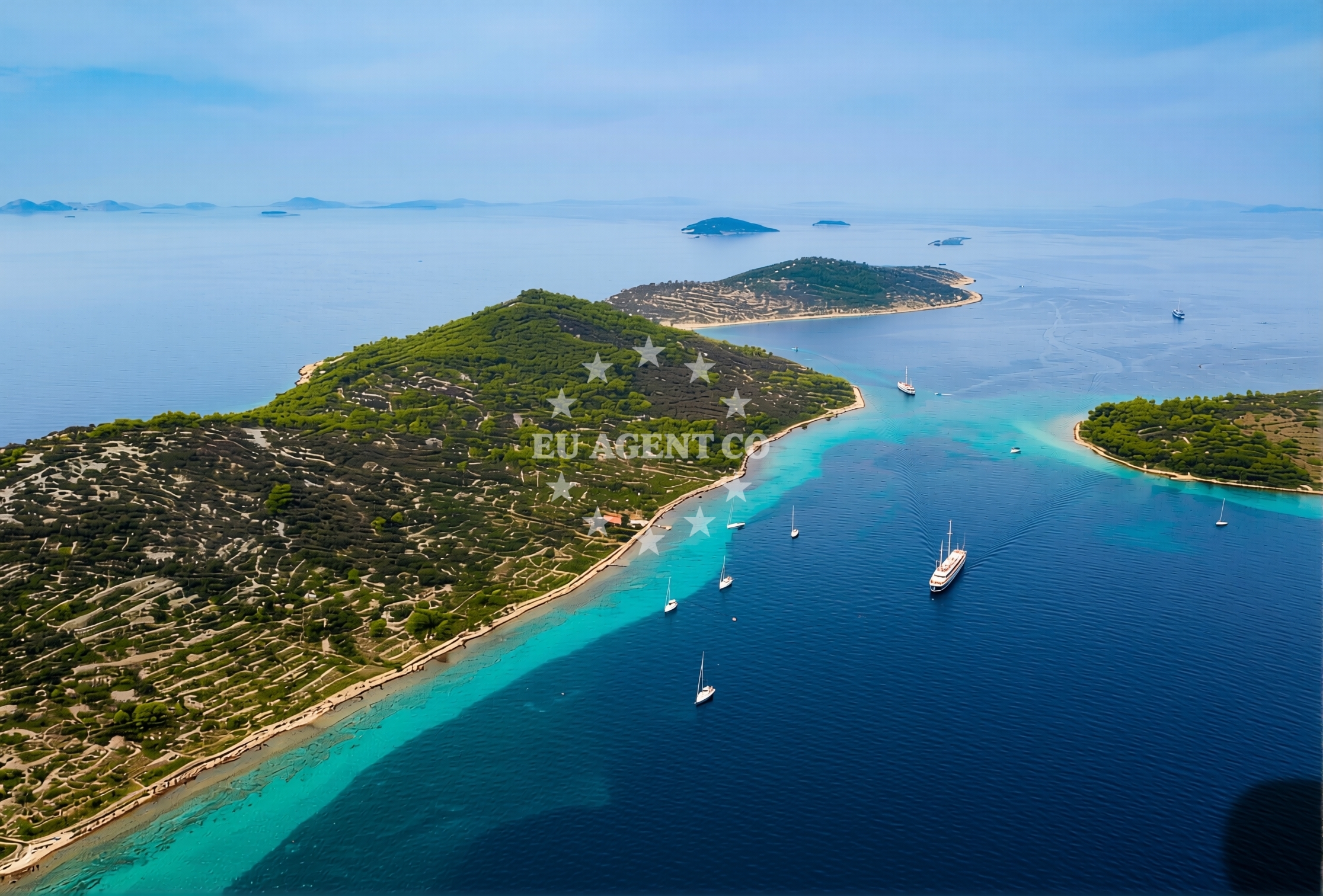 Additional view of Buoy field in Buoy field on the island Kakan, North Dalmatia, Croatia photo 8