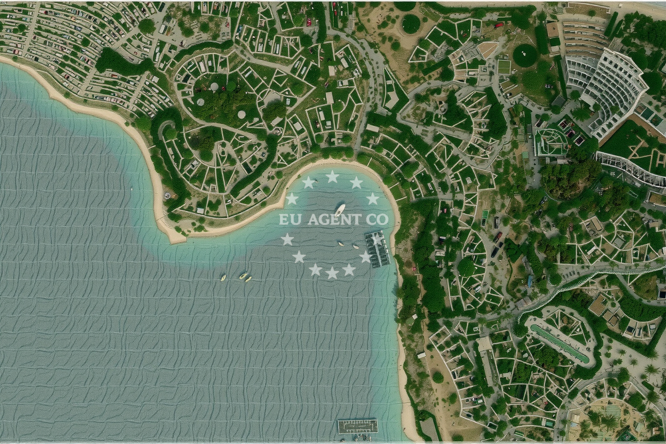 Additional view of Jetty buoy field in Jetty on the island Kakan, North Dalmatia, Croatia photo 6