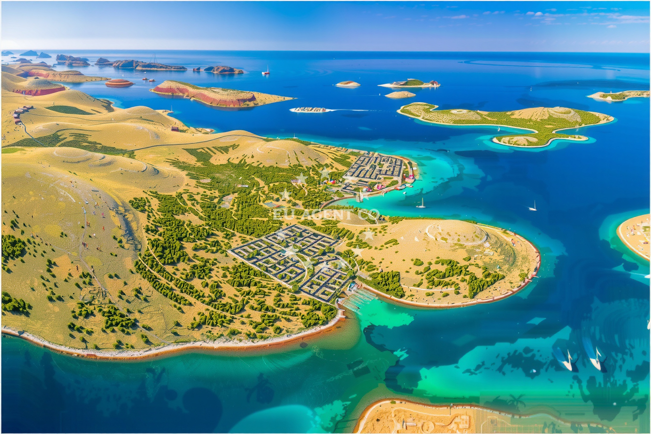 Anchorage near Kornat Jetty, North Dalmatia