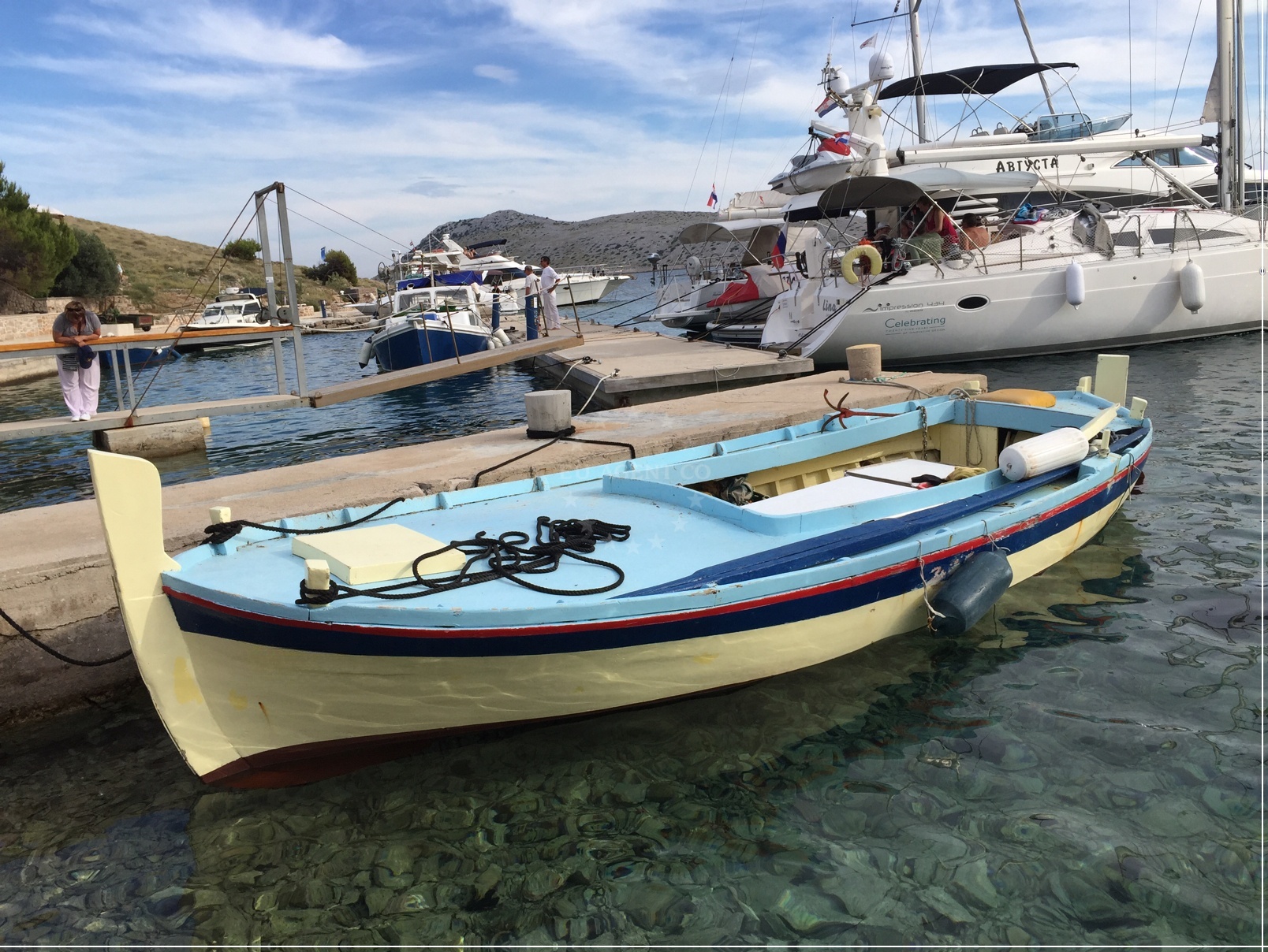 Additional view of Konoba Opat jetty buoy field in Jetty on the island Kornat, North Dalmatia, Croatia photo 9