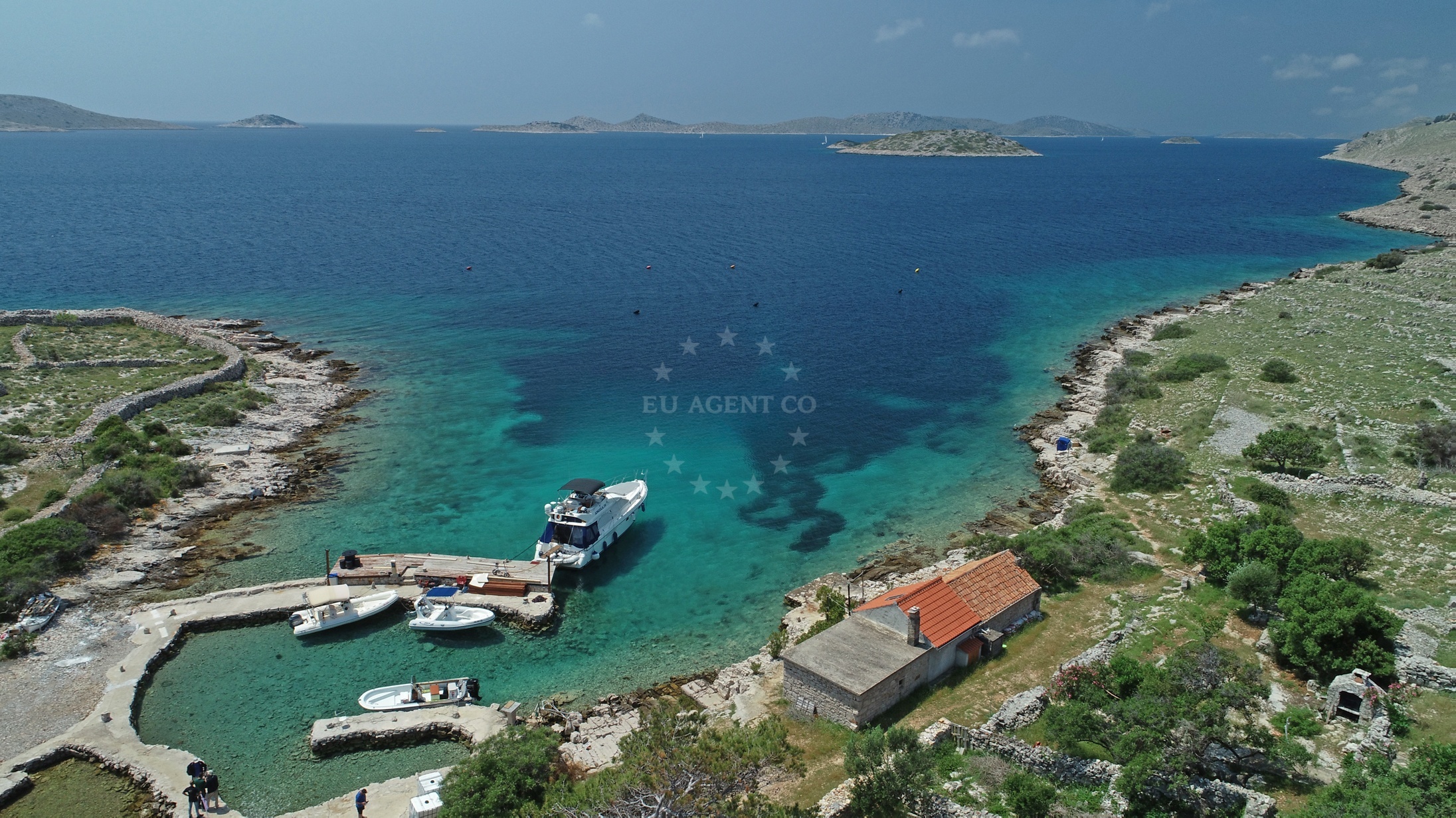 Koromacna Buoys on Kornat Island, North Dalmatia, Croatia
