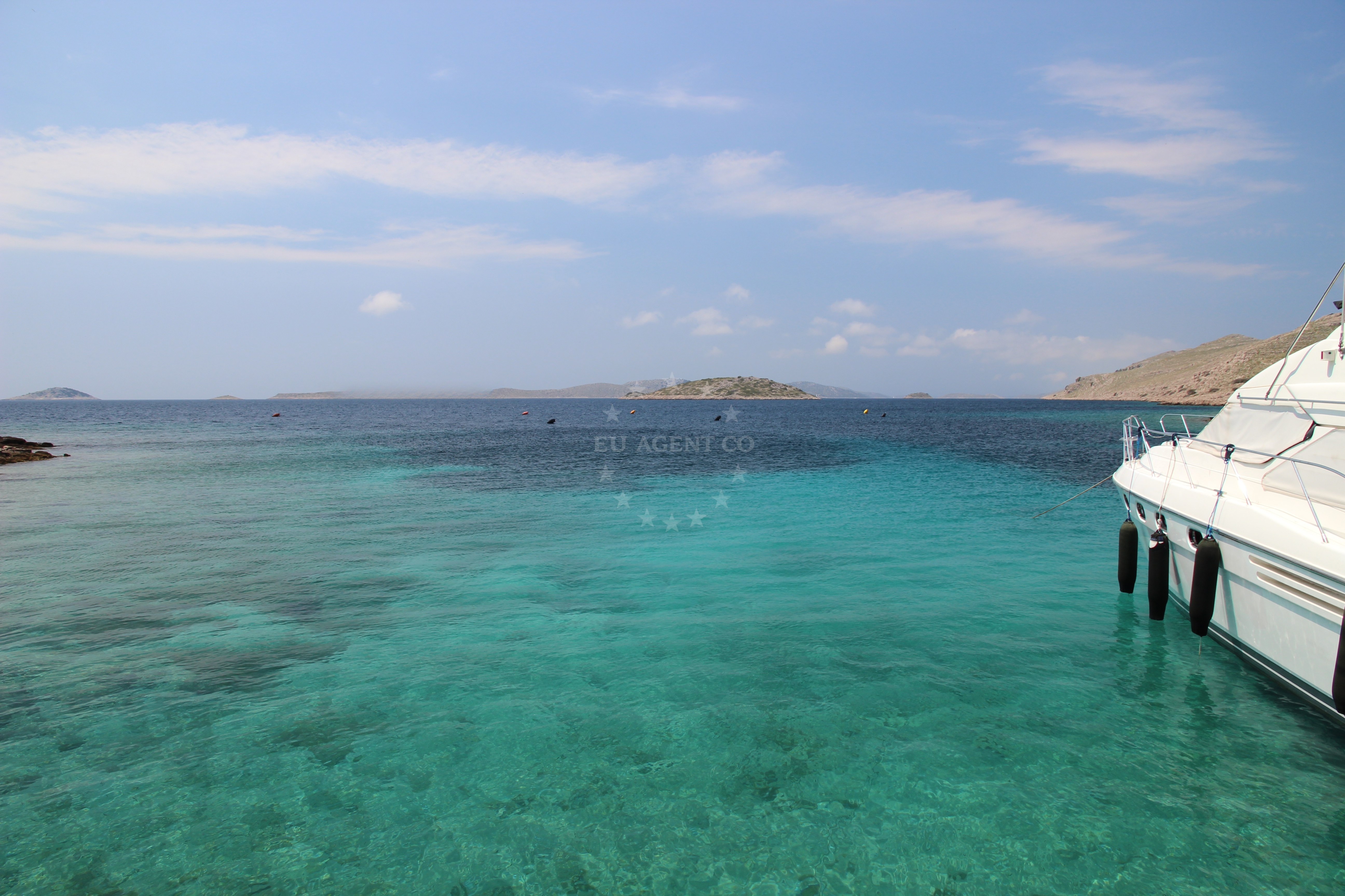 Koromacna Buoys with Kornati Island backdrop